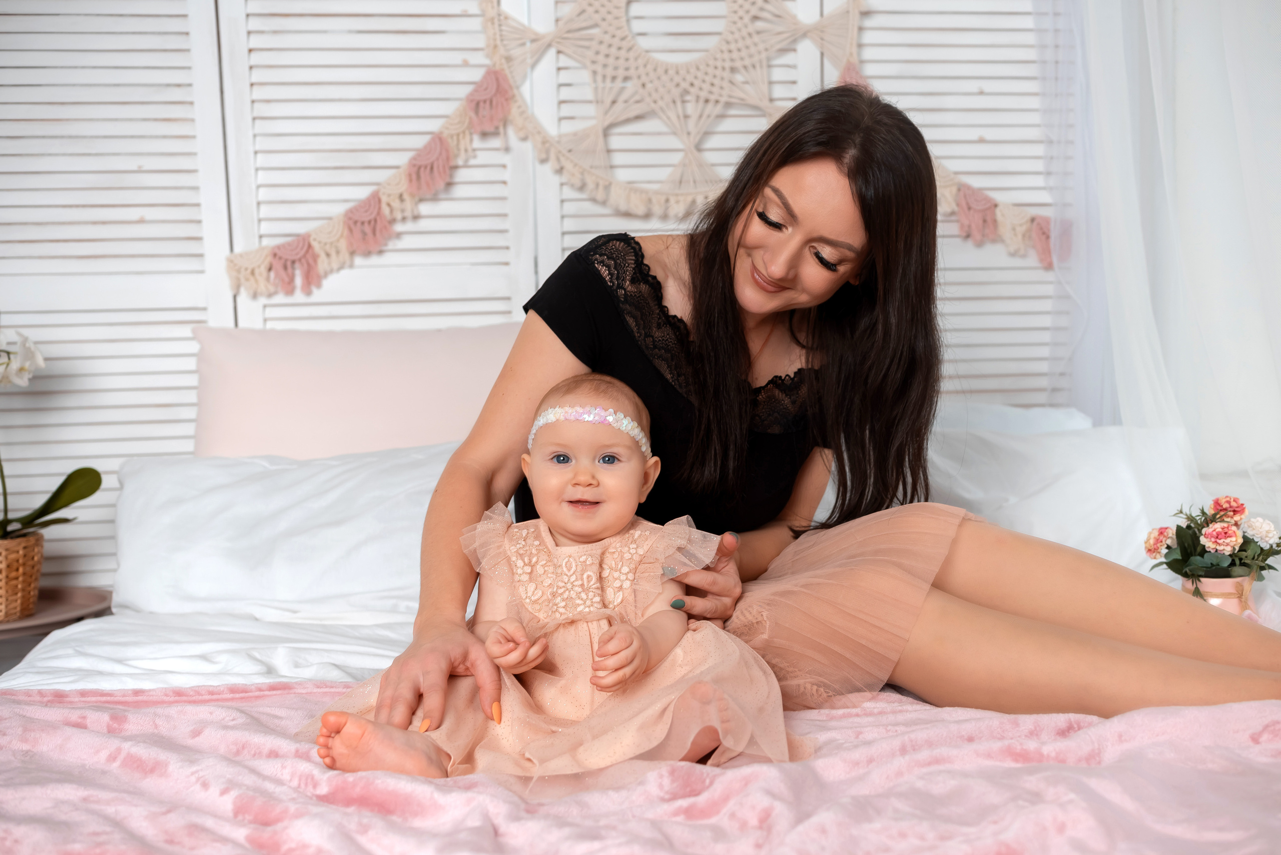 Настя 1 годик. Детский фотограф новорождённых в Минске Боровик Екатерина