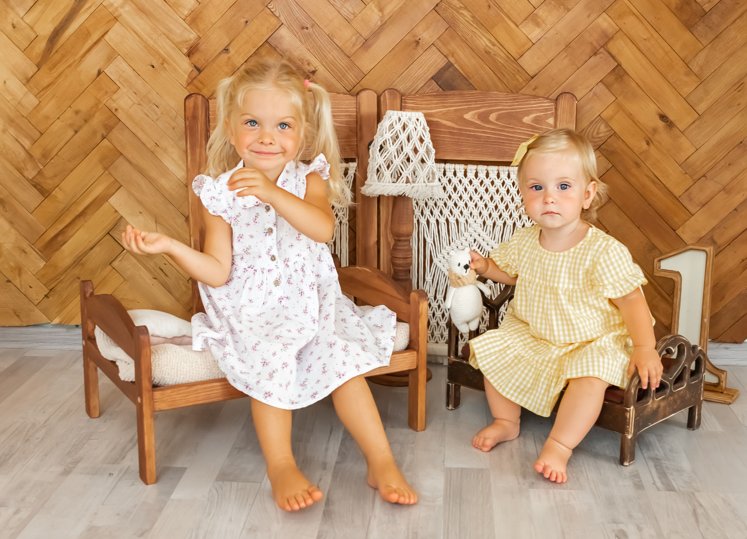 Вика и София. Детский фотограф новорождённых в Минске Боровик Екатерина