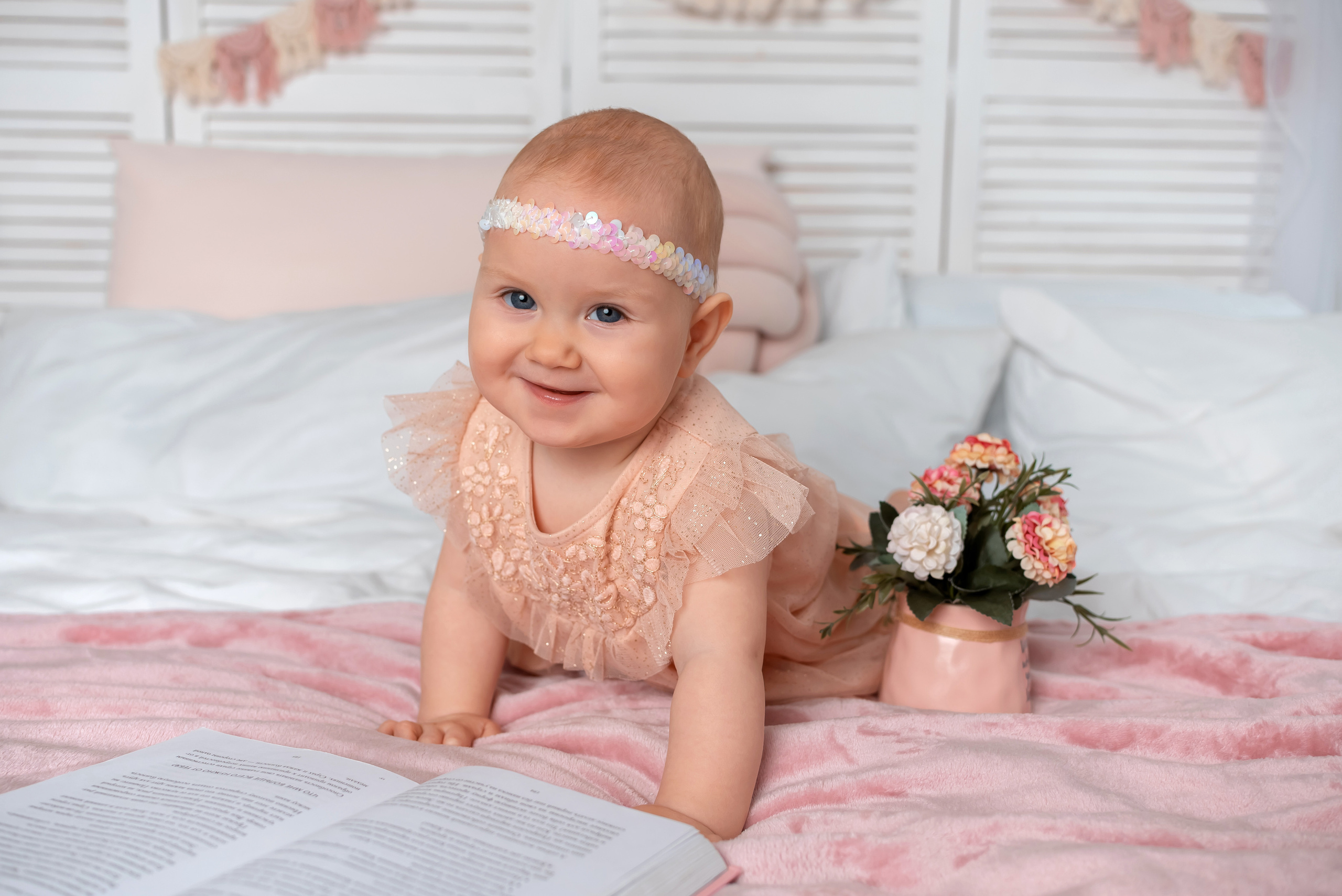 Настя 1 годик. Детский фотограф новорождённых в Минске Боровик Екатерина