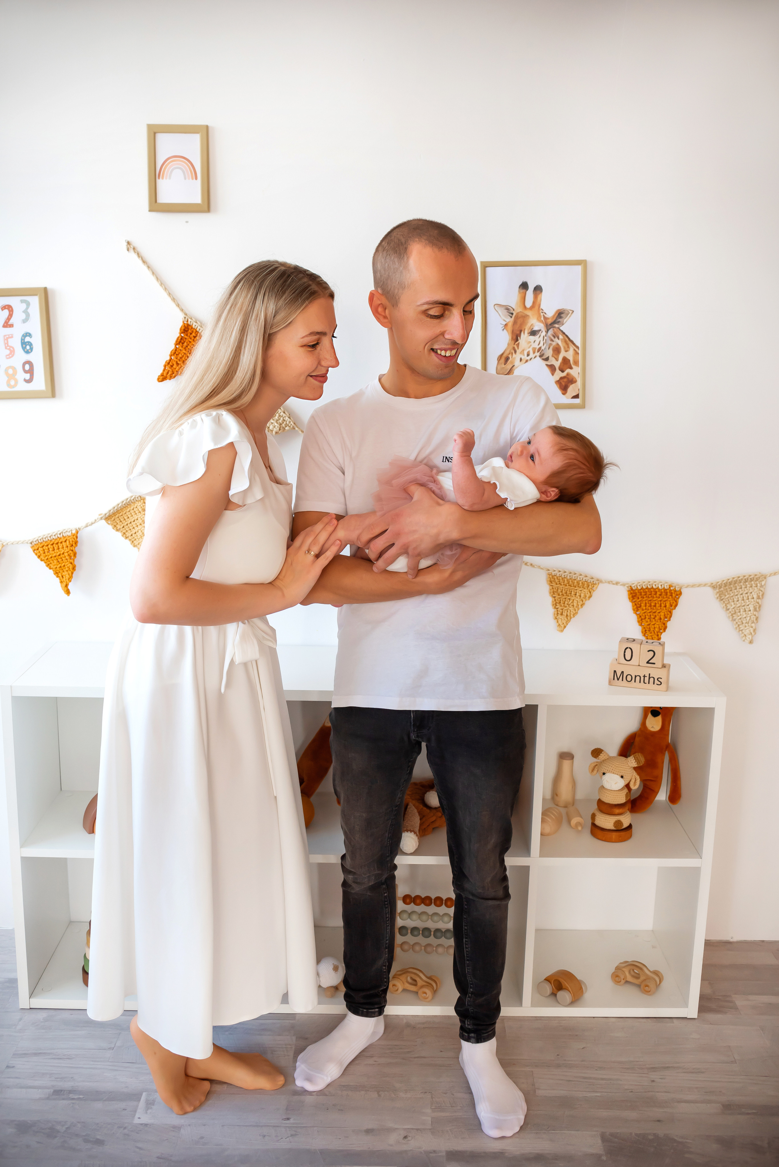 Ева 2 месяца. Детский фотограф новорождённых в Минске Боровик Екатерина