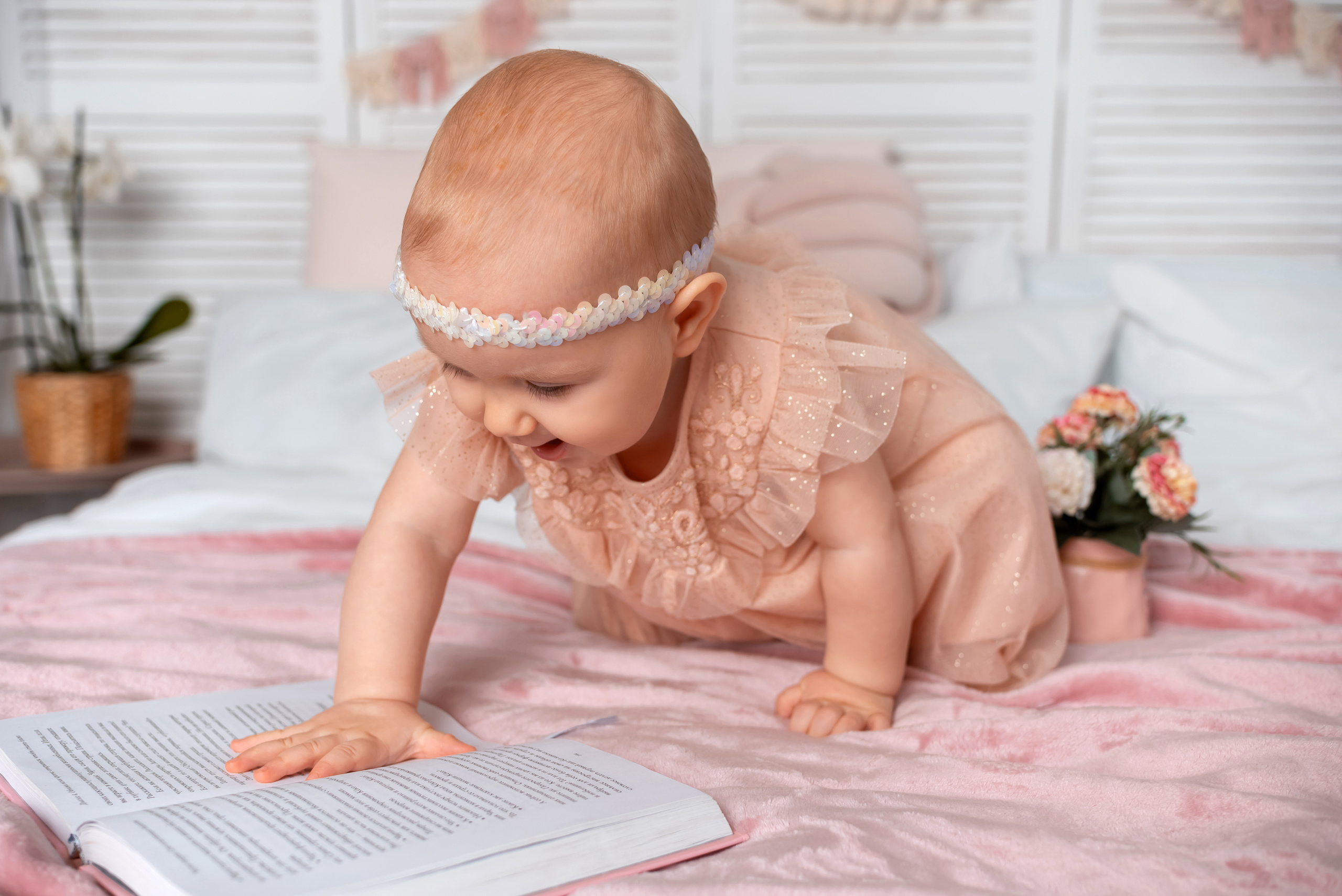 Настя 1 годик. Детский фотограф новорождённых в Минске Боровик Екатерина