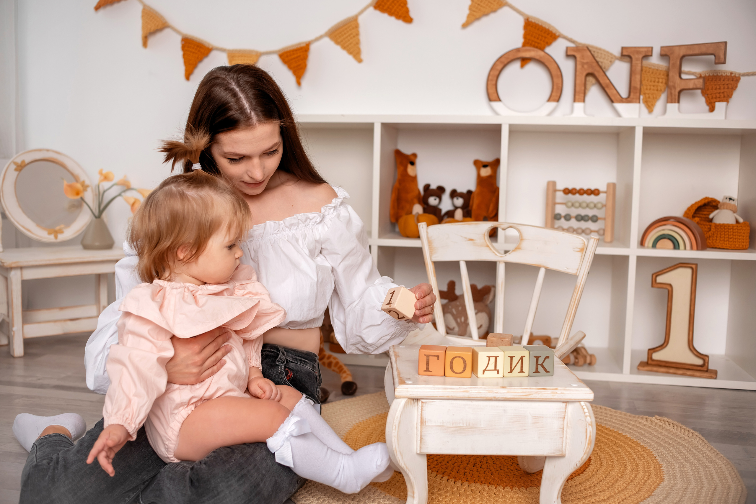 Валерия 1 годик. Детский фотограф новорождённых в Минске Боровик Екатерина