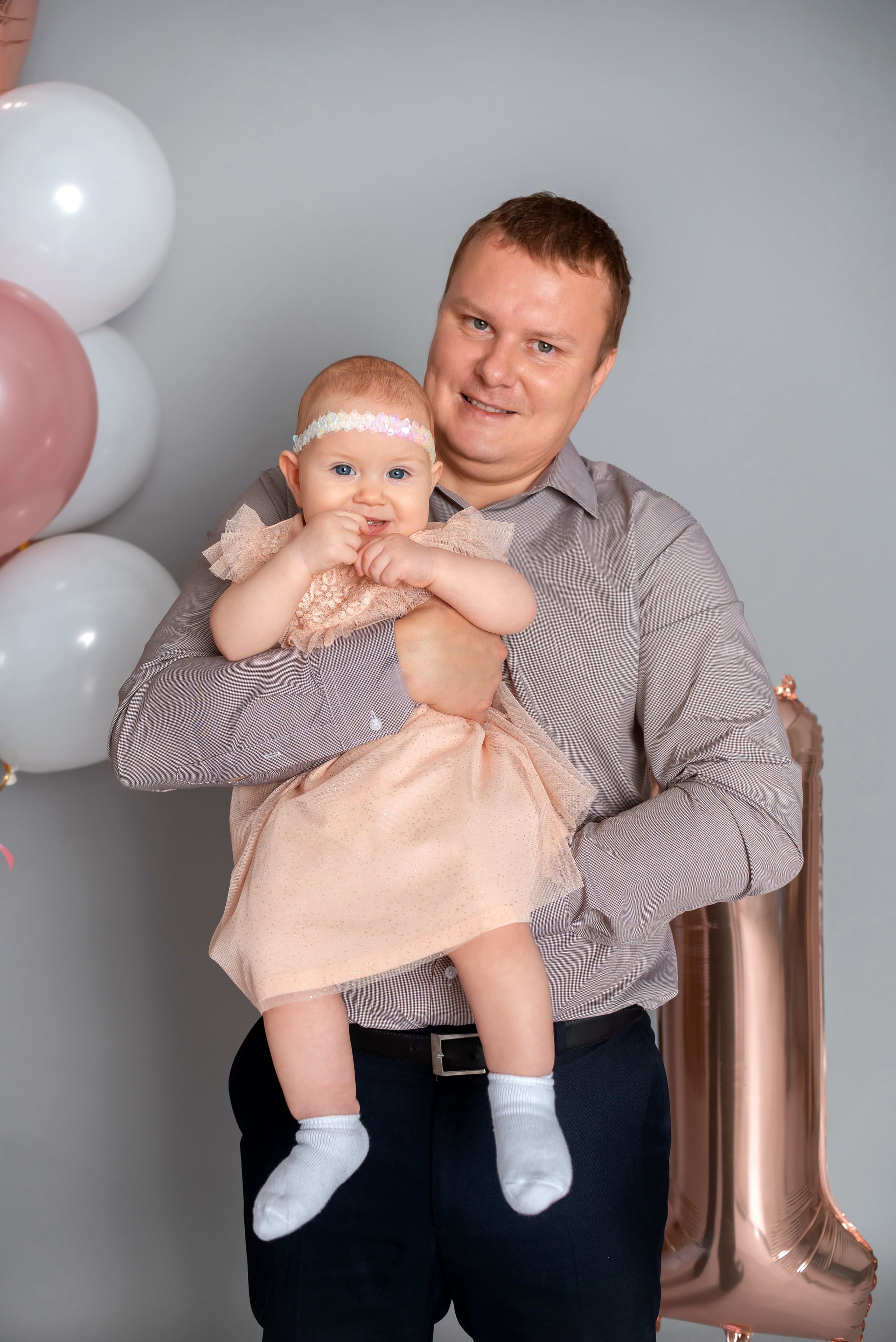 Настя 1 годик. Детский фотограф новорождённых в Минске Боровик Екатерина