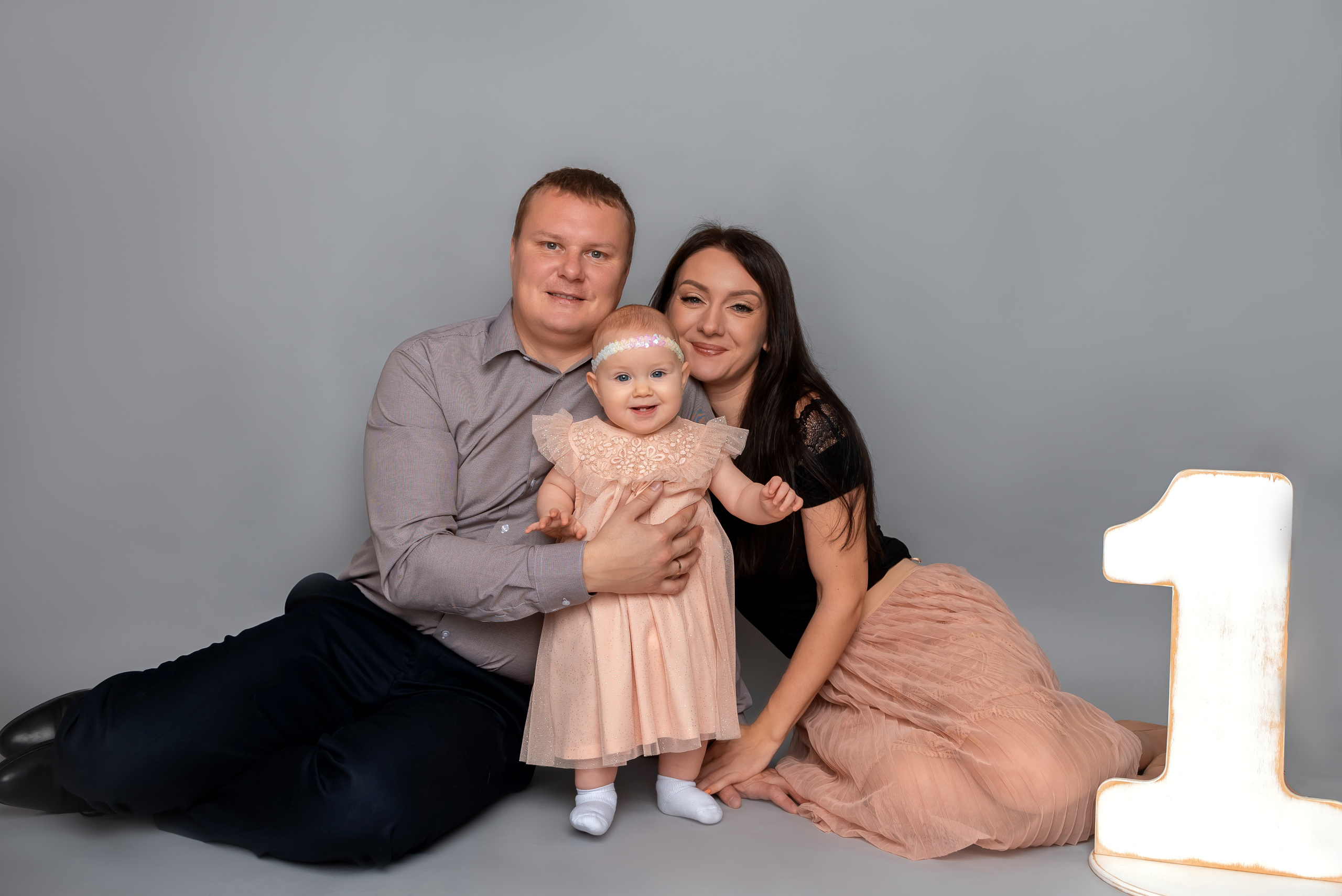 Настя 1 годик. Детский фотограф новорождённых в Минске Боровик Екатерина