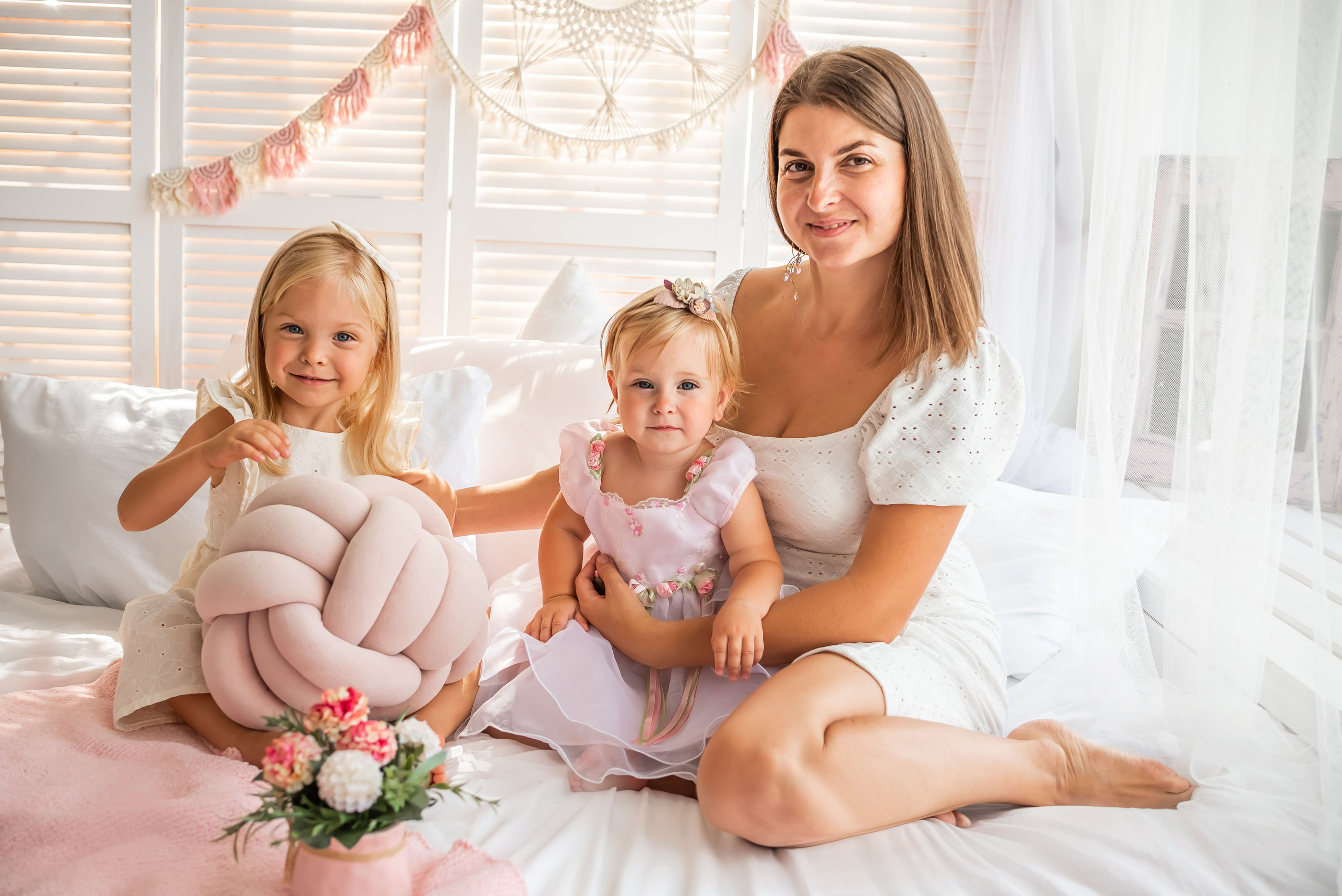 Вика и София. Детский фотограф новорождённых в Минске Боровик Екатерина