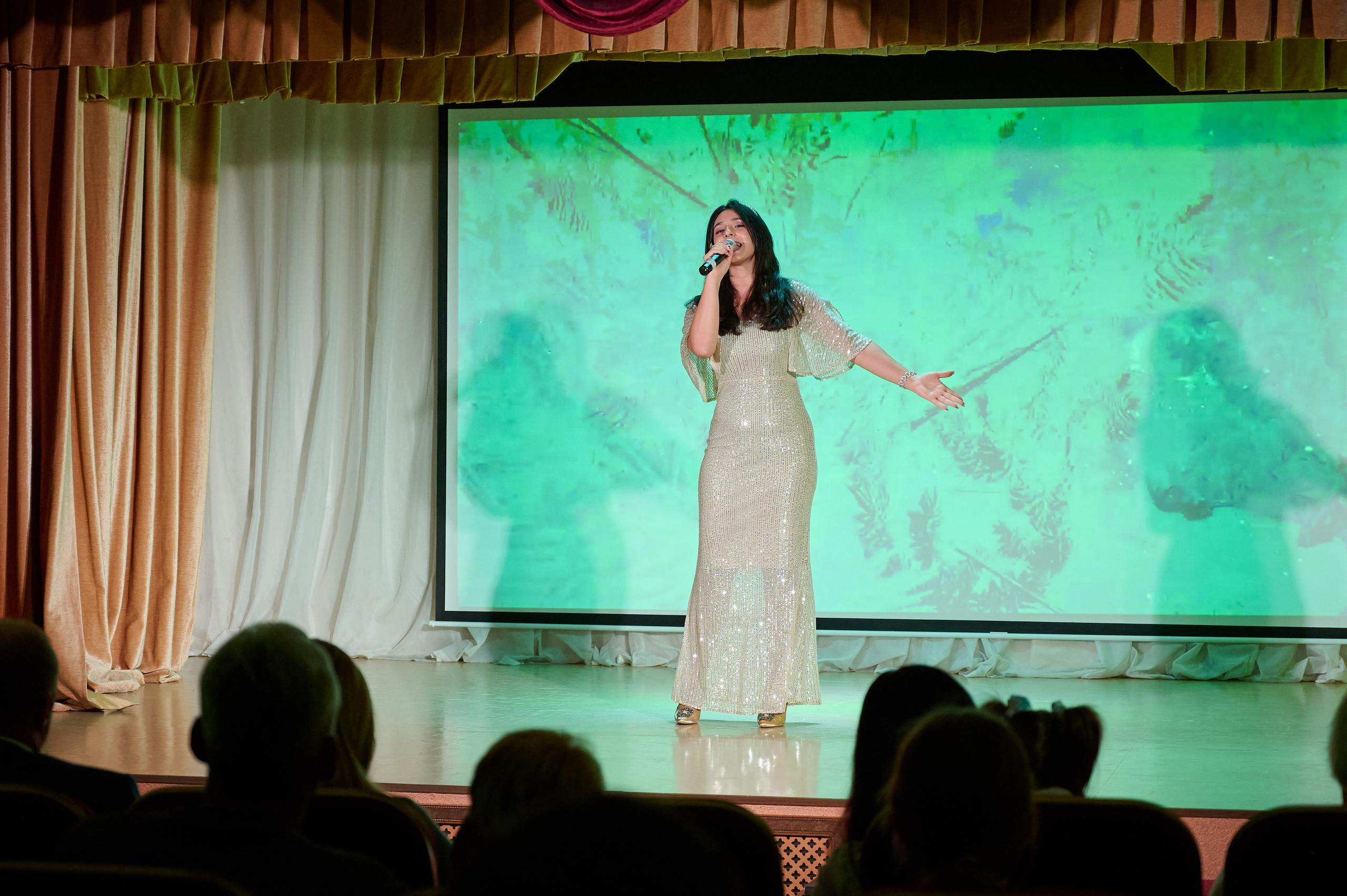 НОвогодний концерт. дк Виноградный. Жизнь курорта Кабардинка в фотографиях