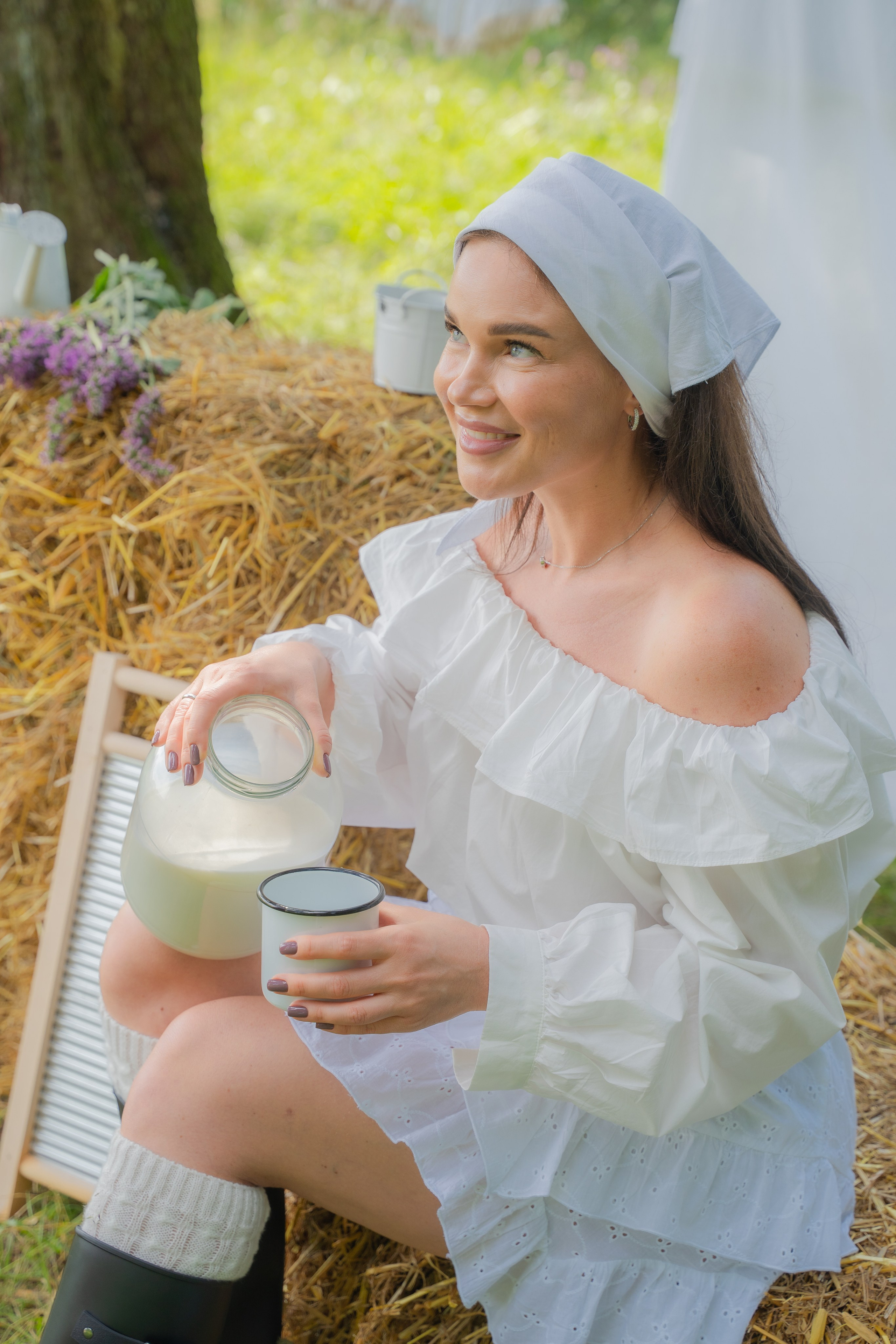 Фотосессия на природе «прачка»