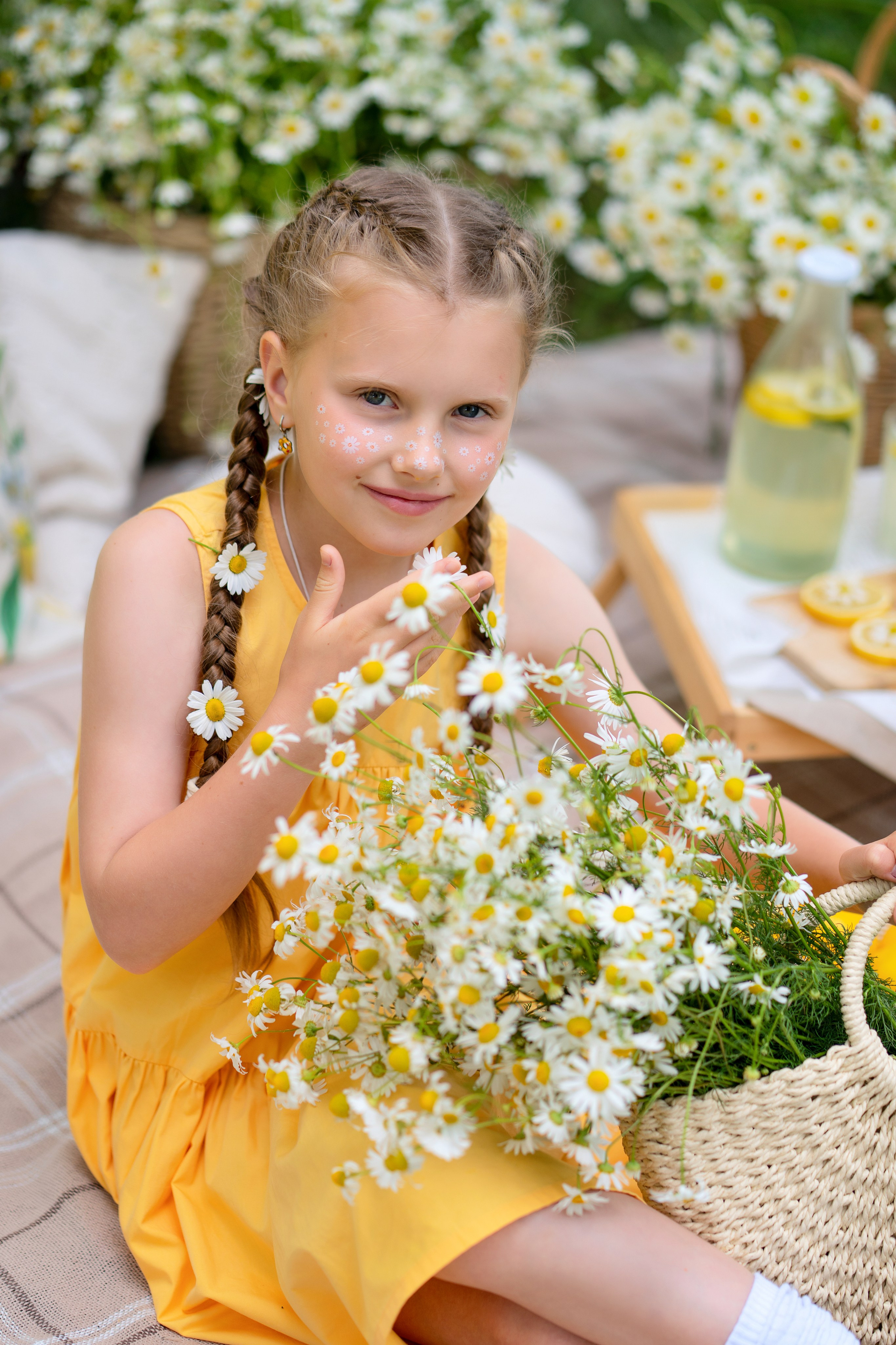 Фотодень Машина с ромашками. Семейный и свадебный фотограф Минск, Беларусь Анна Орловская