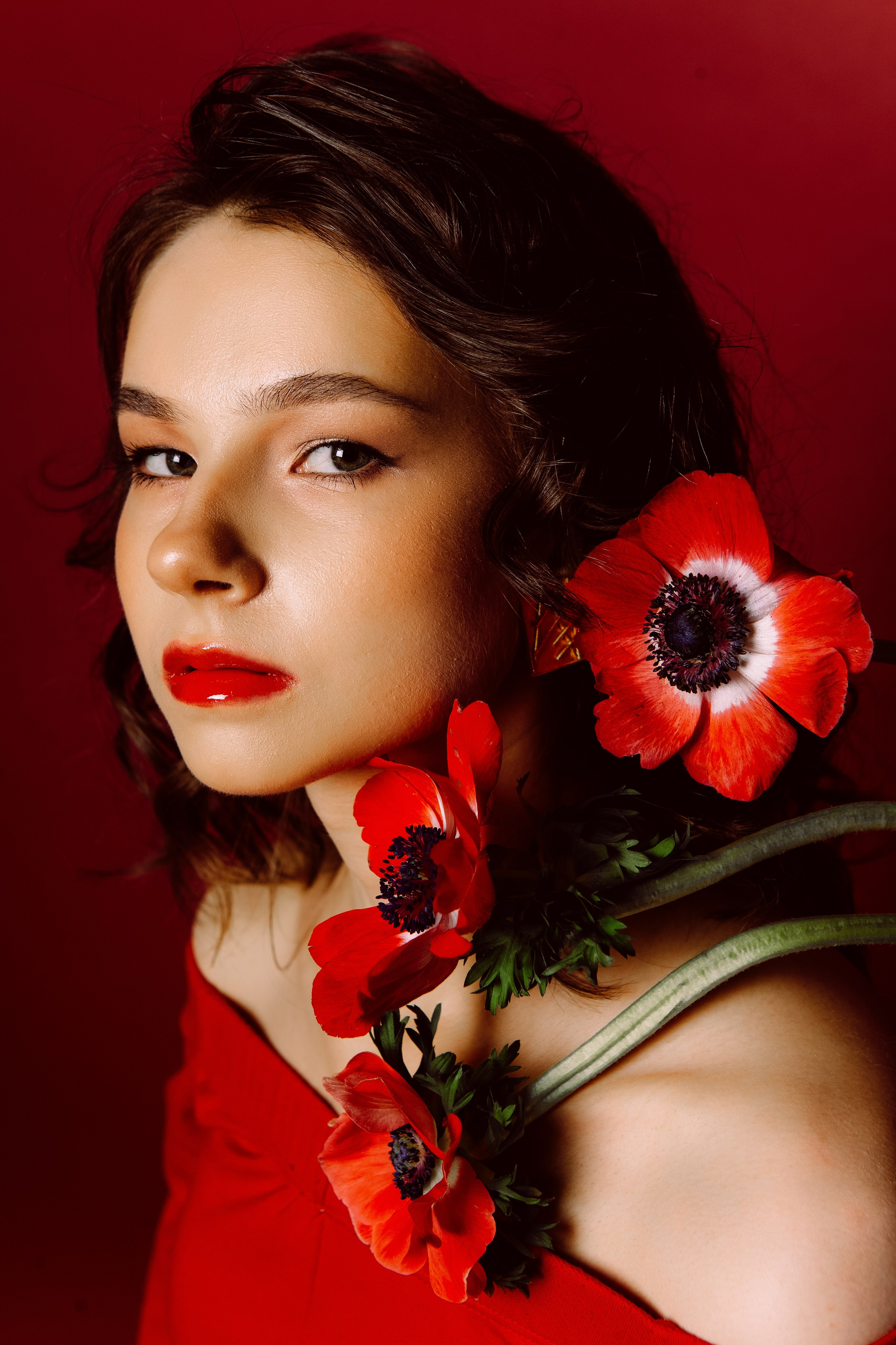 Лиза in red. Портретный фотограф в Иванове Ольга Гуральник