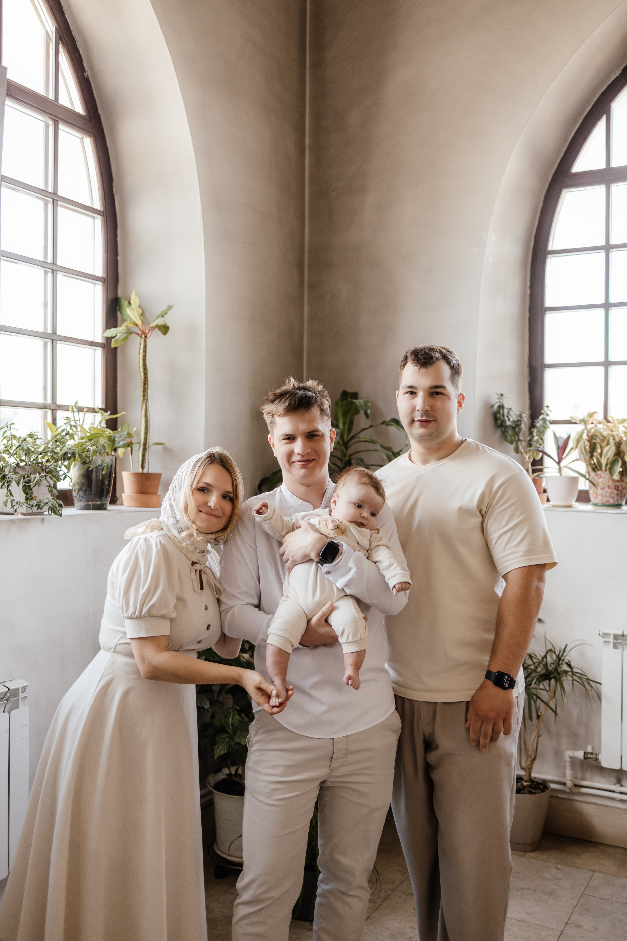 Таинство Крещения Саши. Фотограф новорождённых Newborn Москва