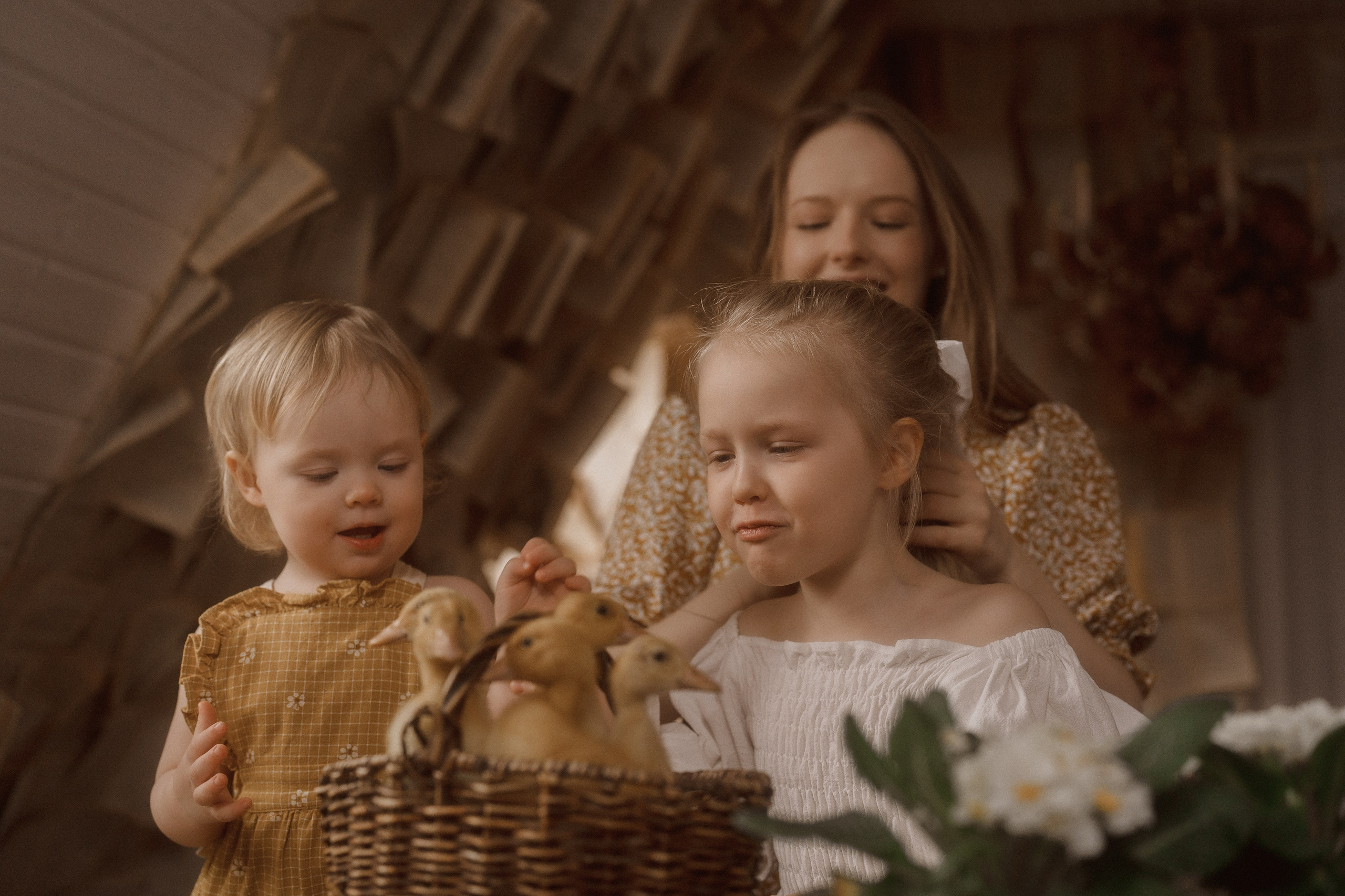 Семейная фотосессия г. Пушкино. Николь, Мия и Александра. Семейный и детский фотограф в Сергиев Посаде, Хотьково Якимчук Любовь