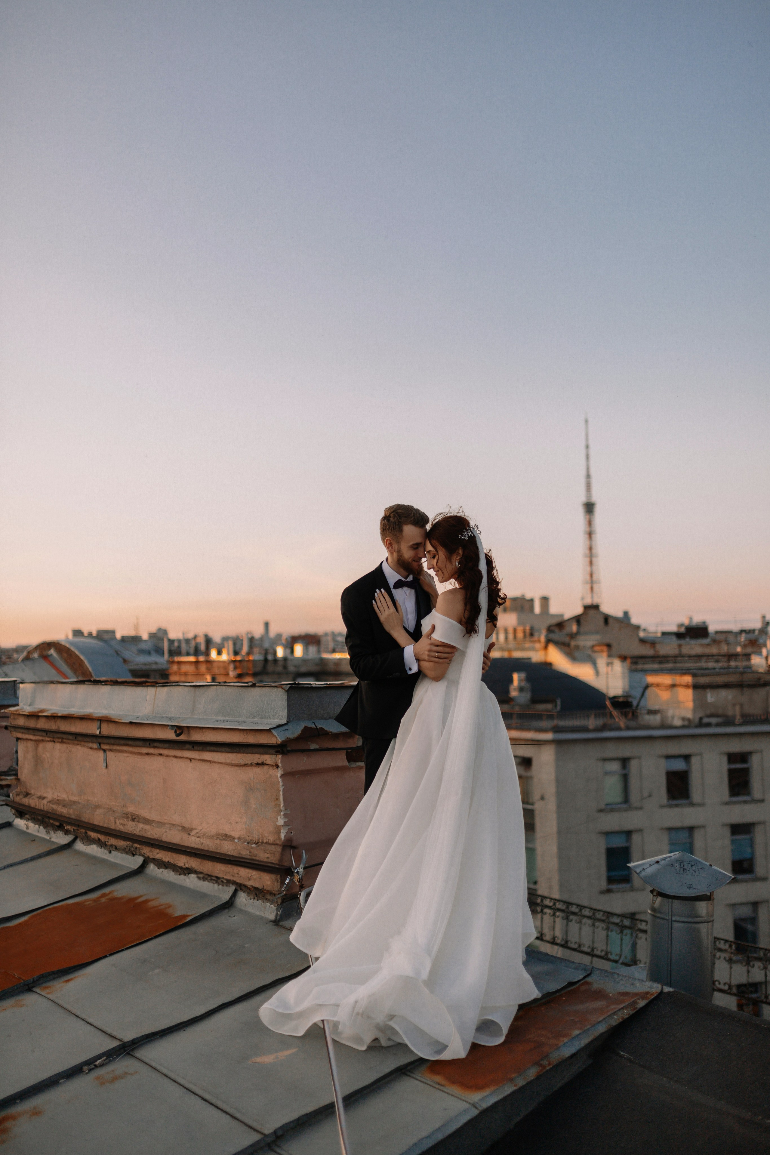 Крыша Петроградки. Николь — ваш любимый фотограф в Санкт-Петербурге