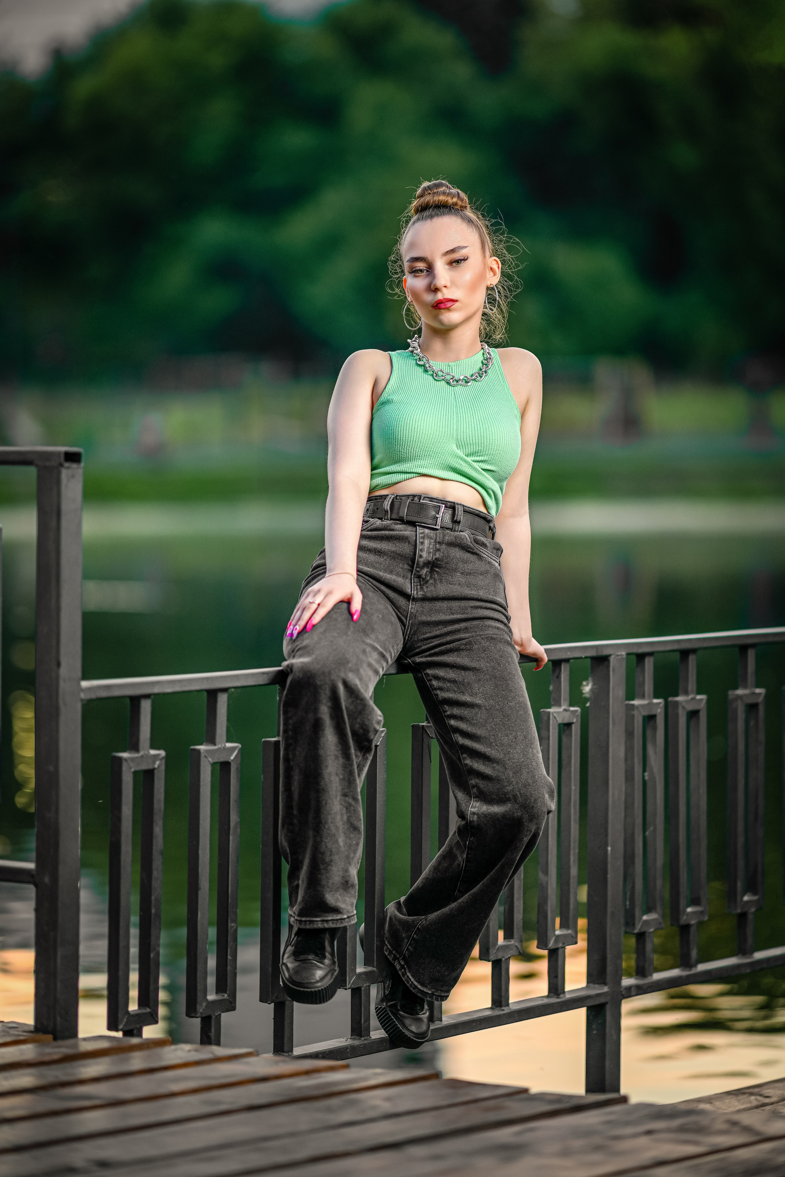 Арина — Алиса — летняя прогулка. Фотограф Москва