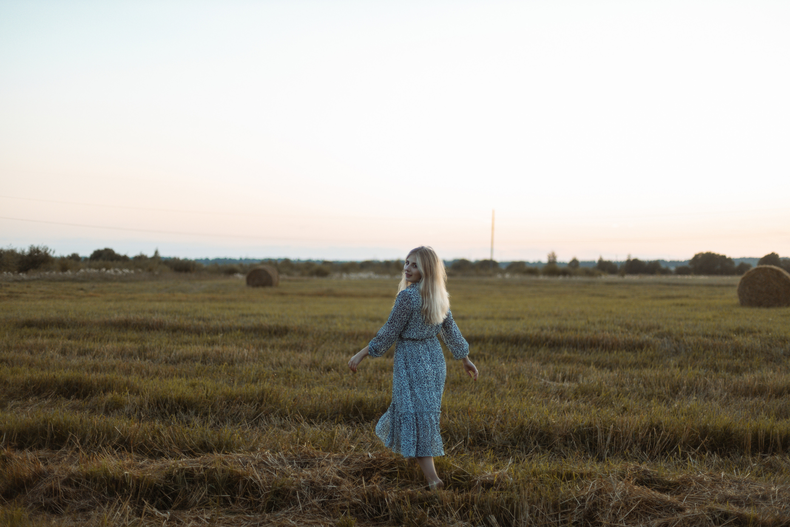 Закат в поле. Фотограф Александра Просекова