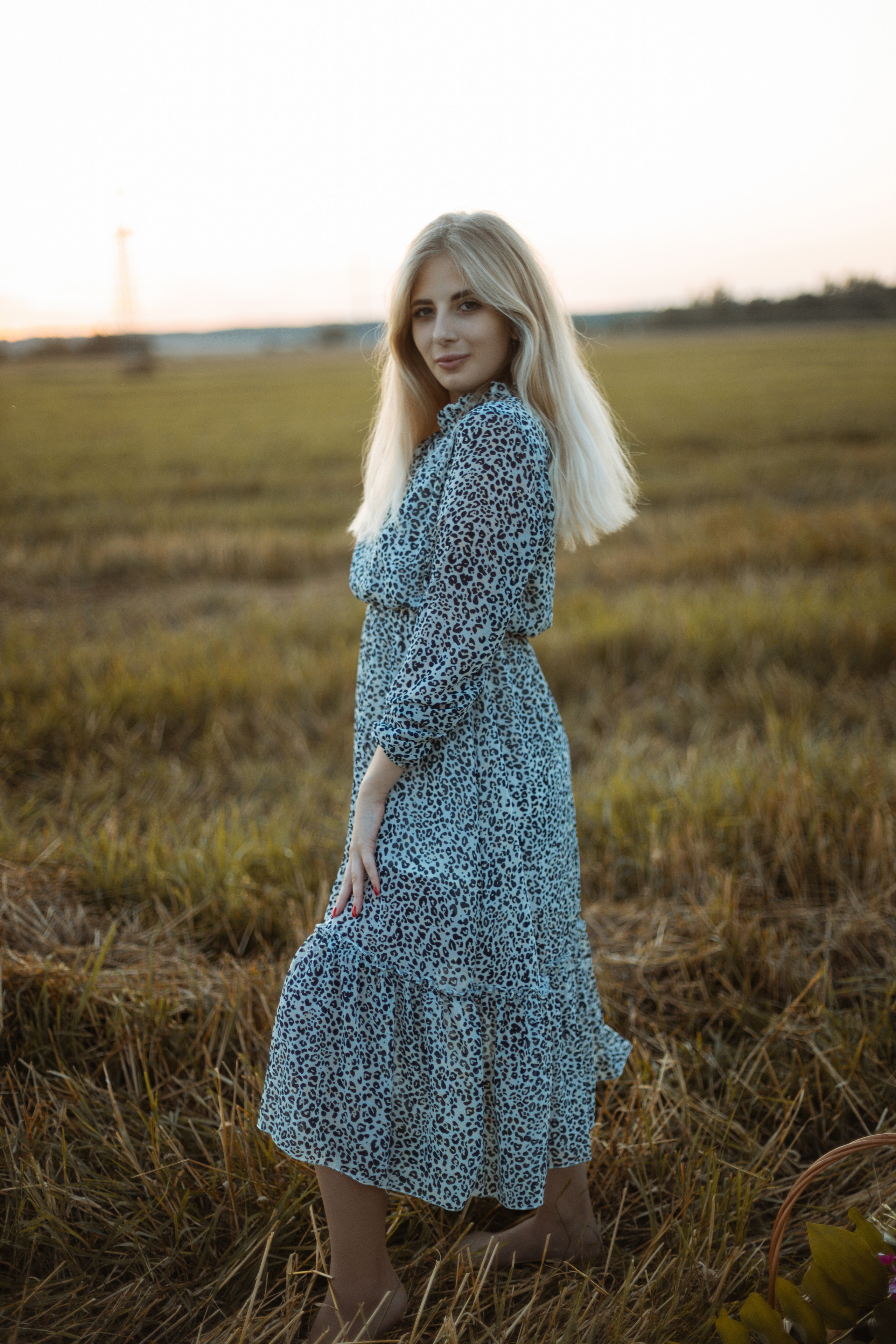 Закат в поле. Фотограф Александра Просекова