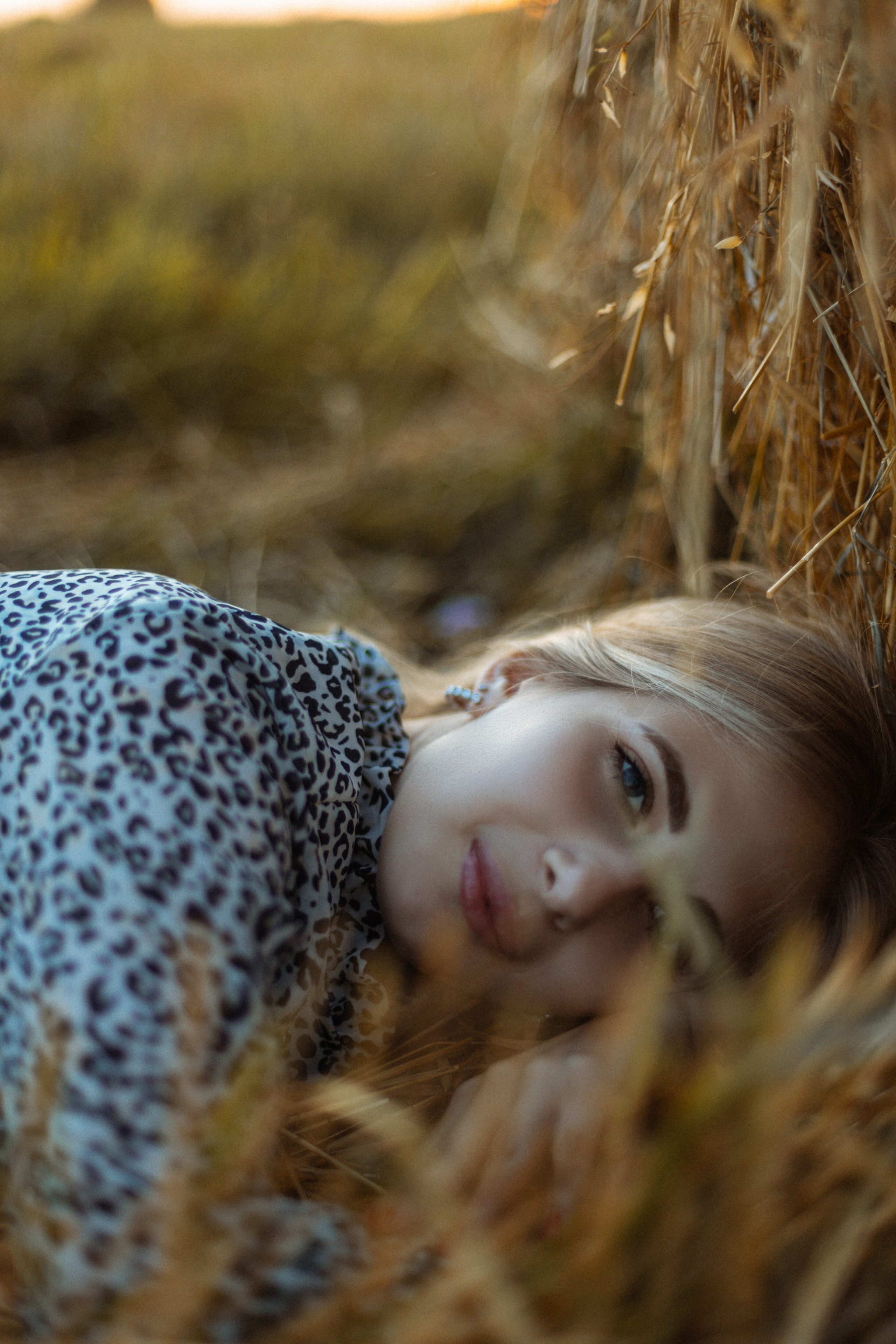 Закат в поле. Фотограф Александра Просекова