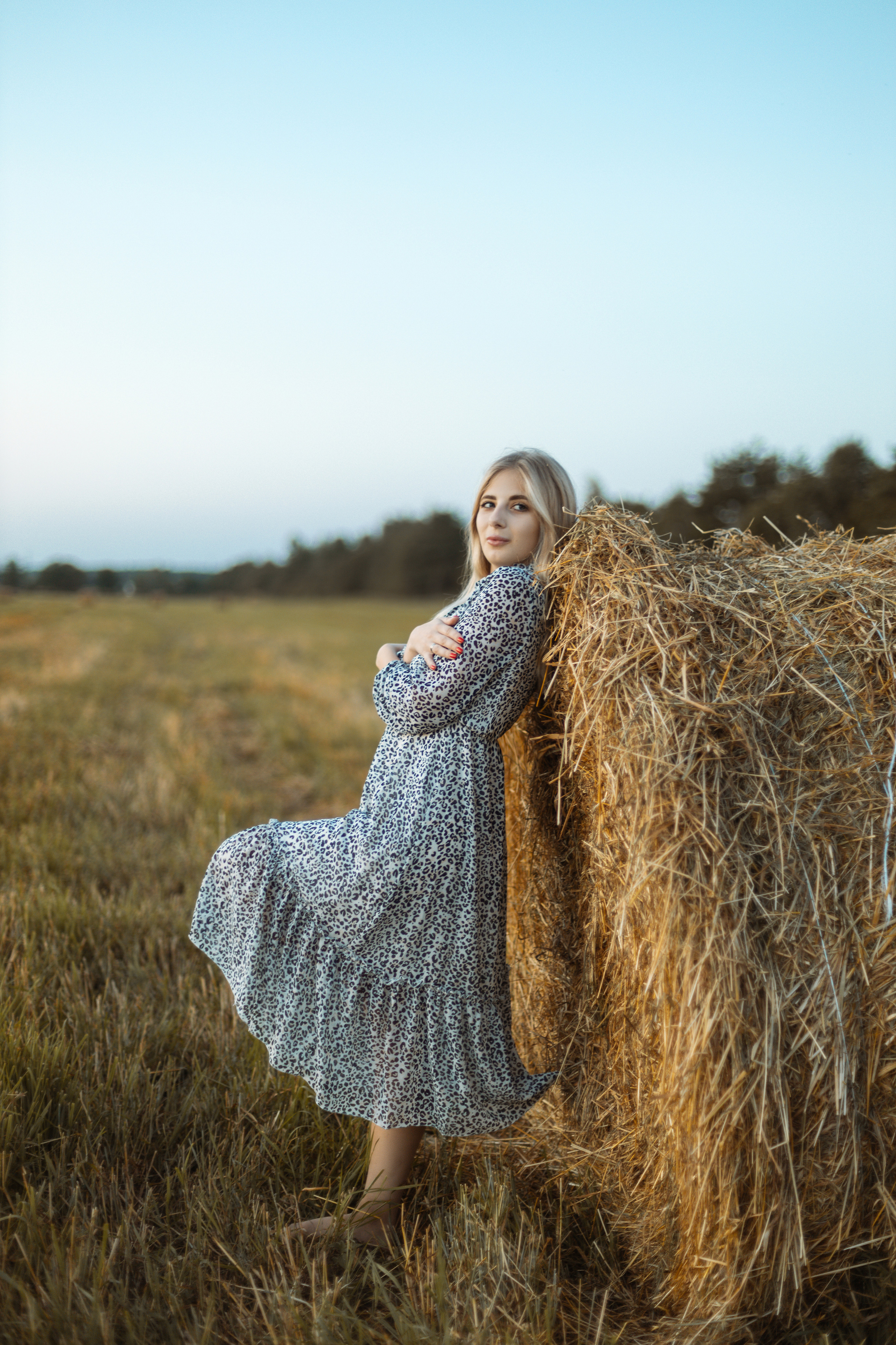Закат в поле. Фотограф Александра Просекова