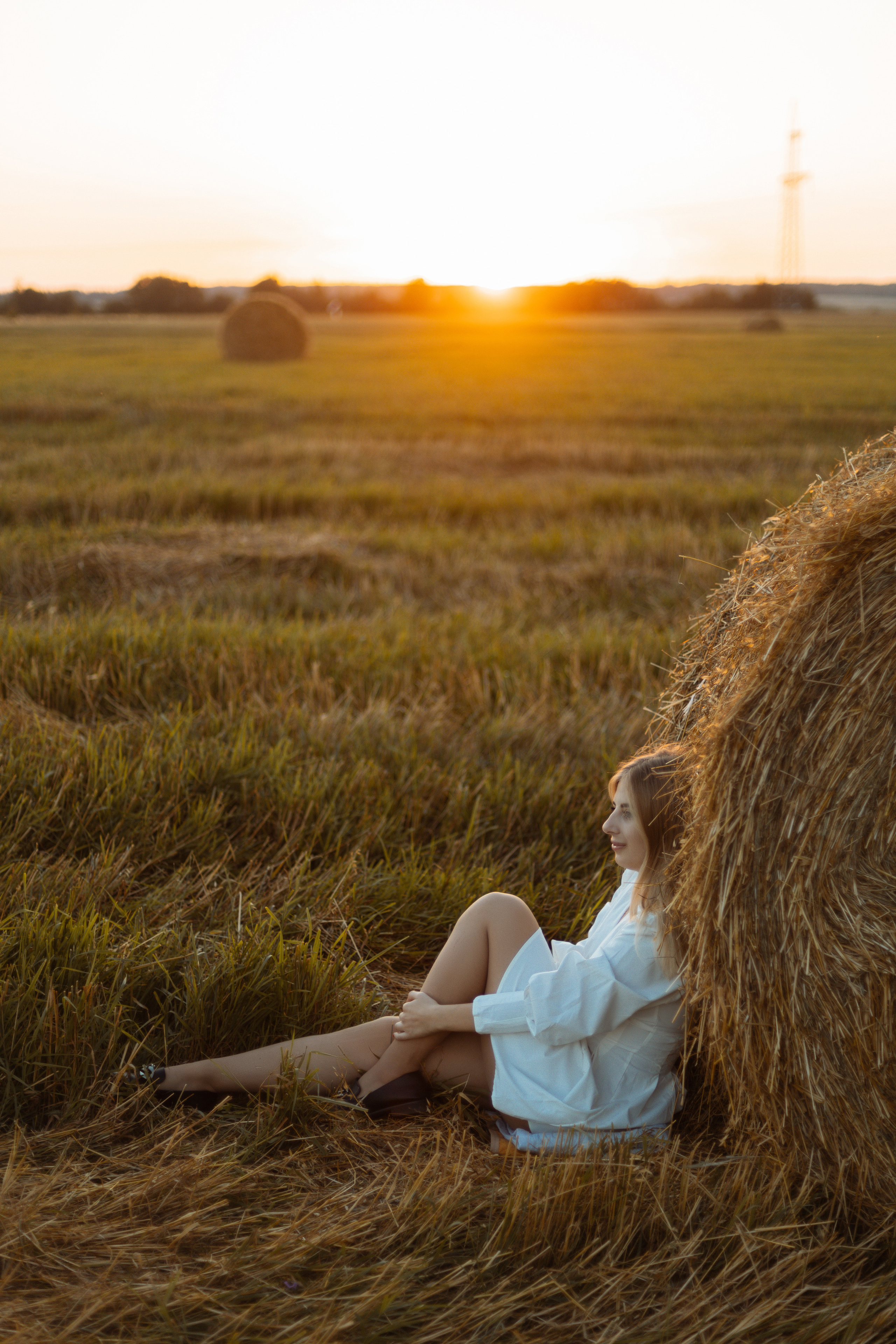 Закат в поле. Фотограф Александра Просекова