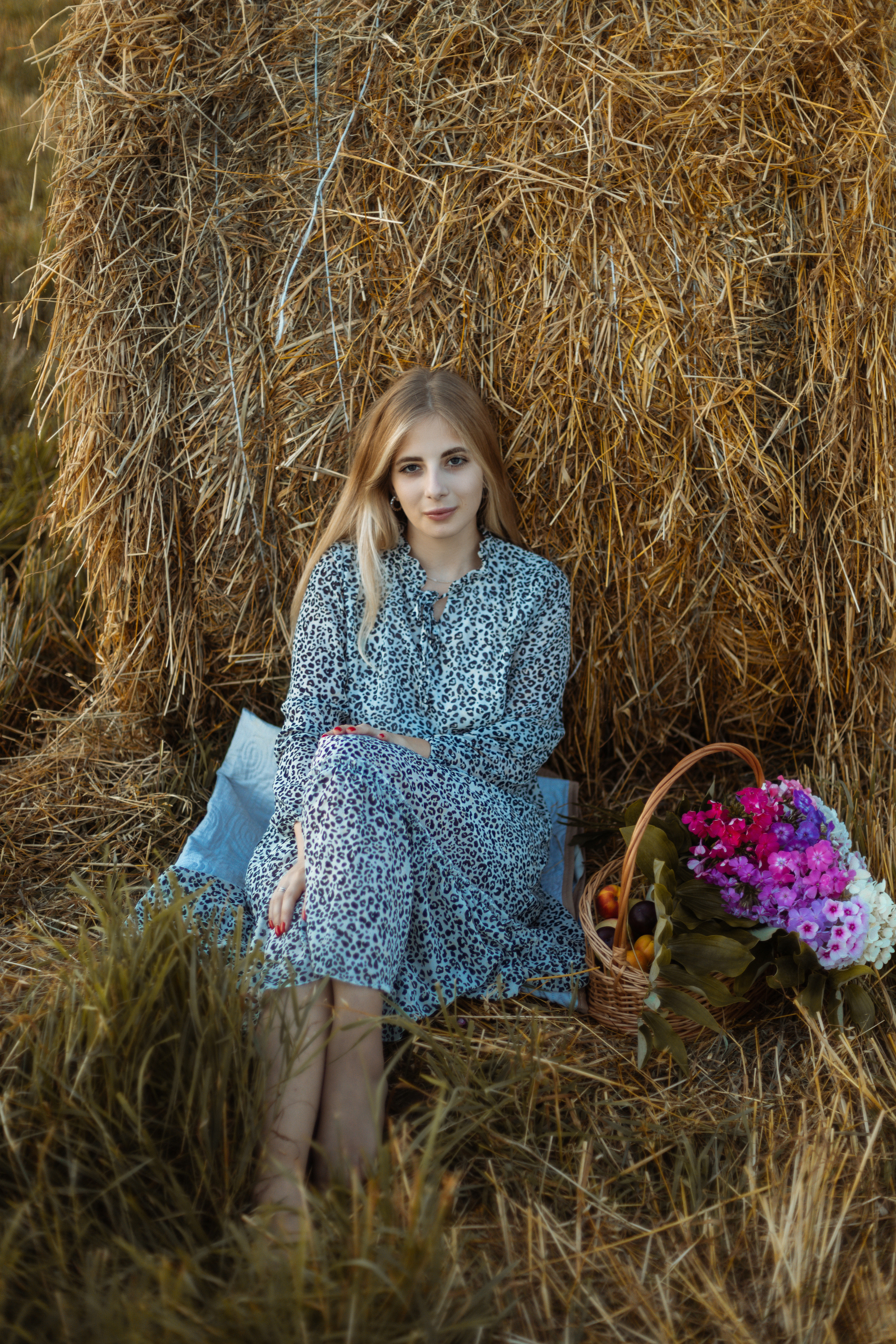 Закат в поле. Фотограф Александра Просекова