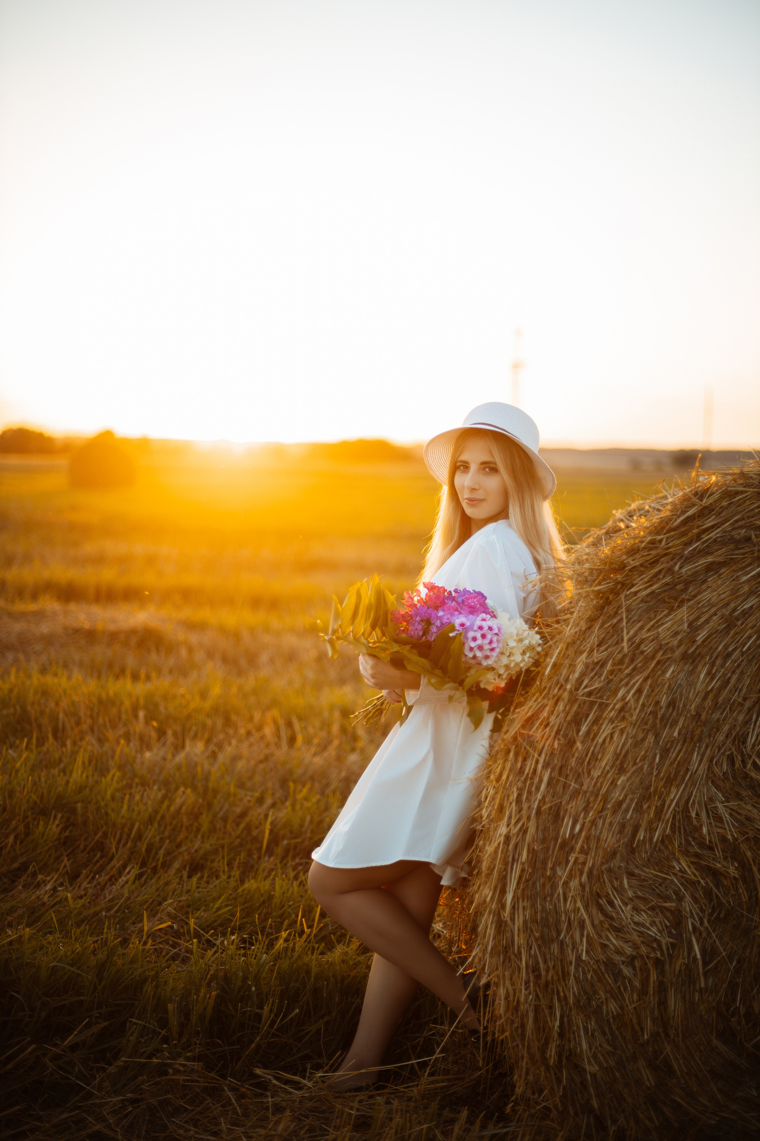 Закат в поле. Фотограф Александра Просекова