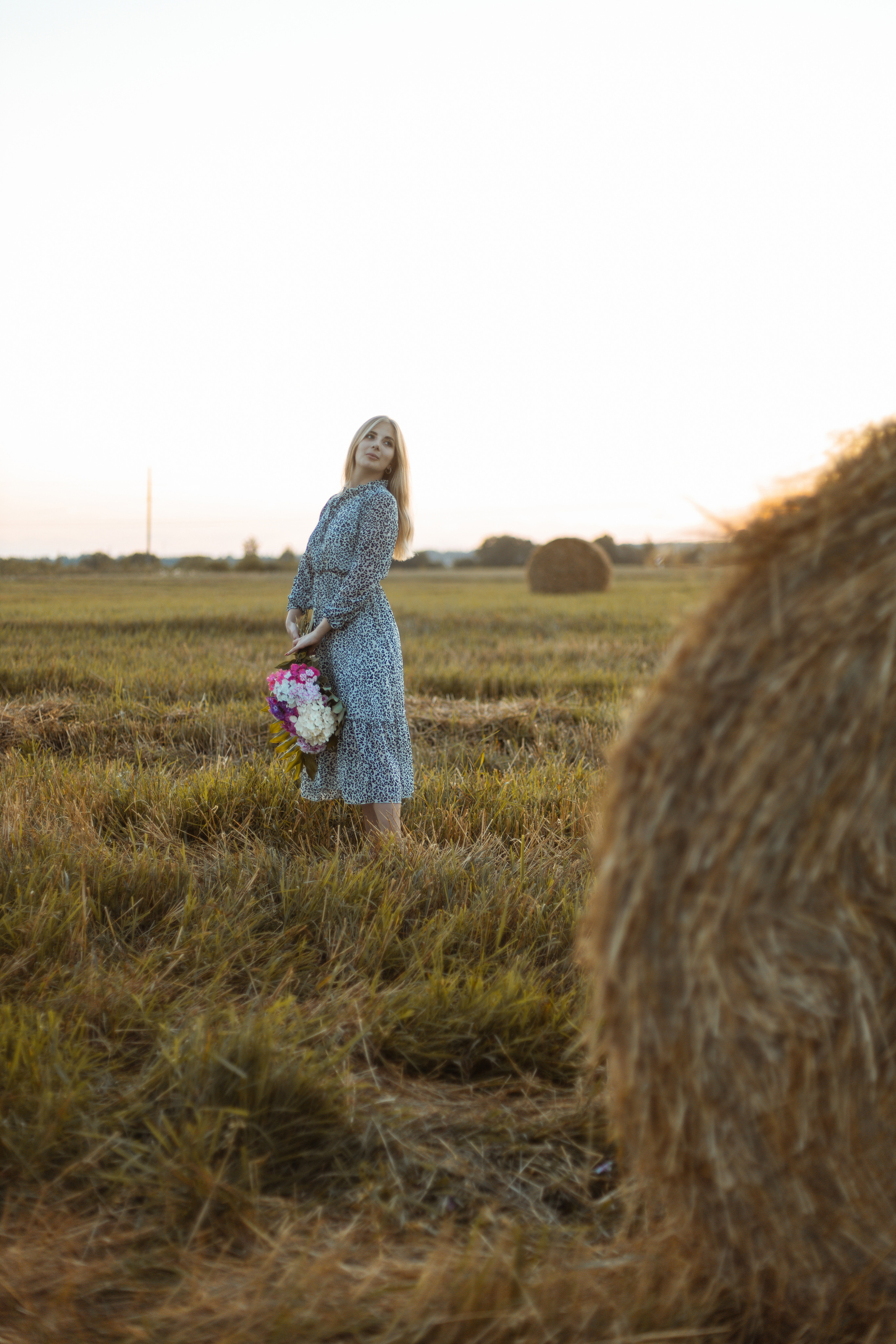 Закат в поле. Фотограф Александра Просекова