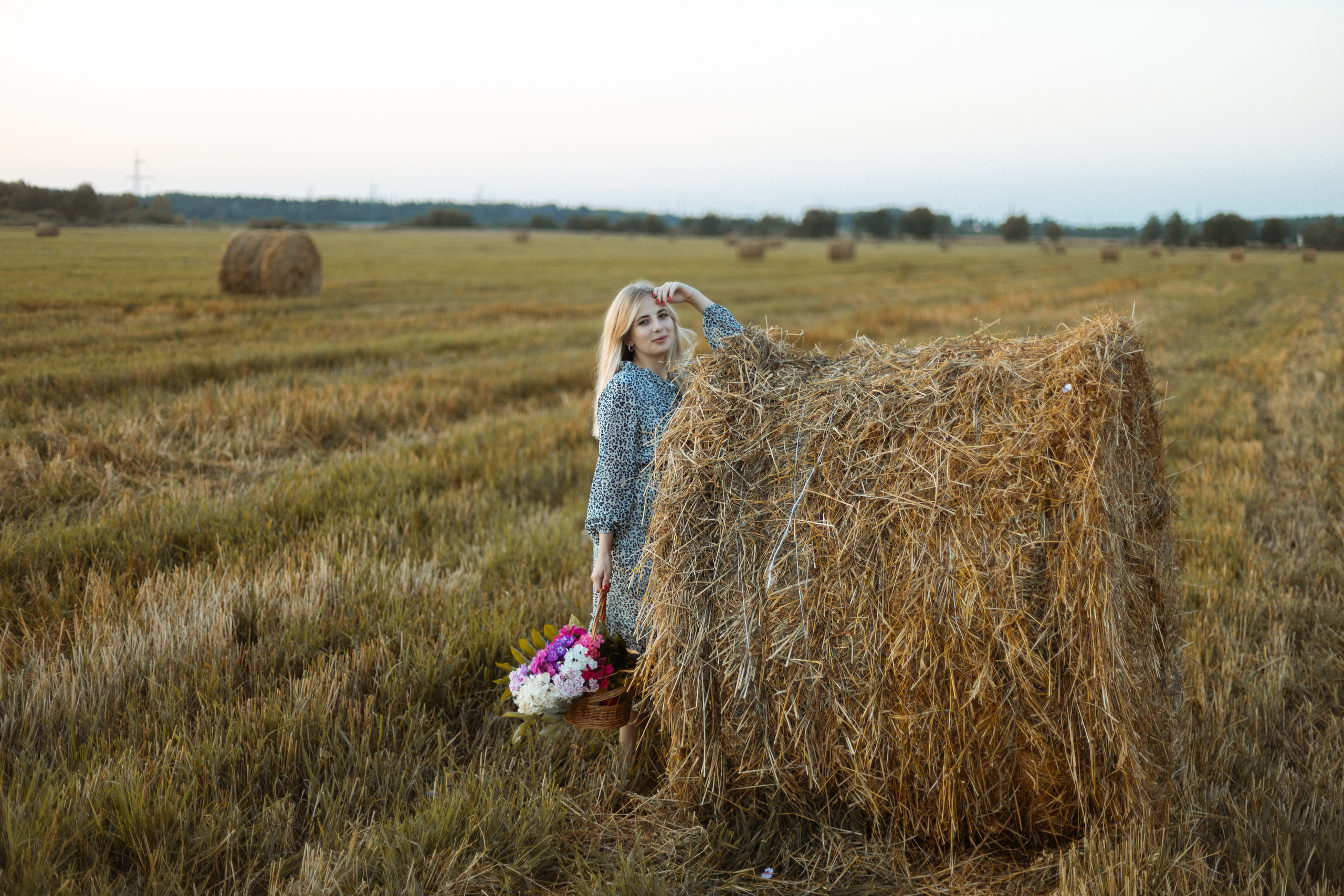 Закат в поле. Фотограф Александра Просекова