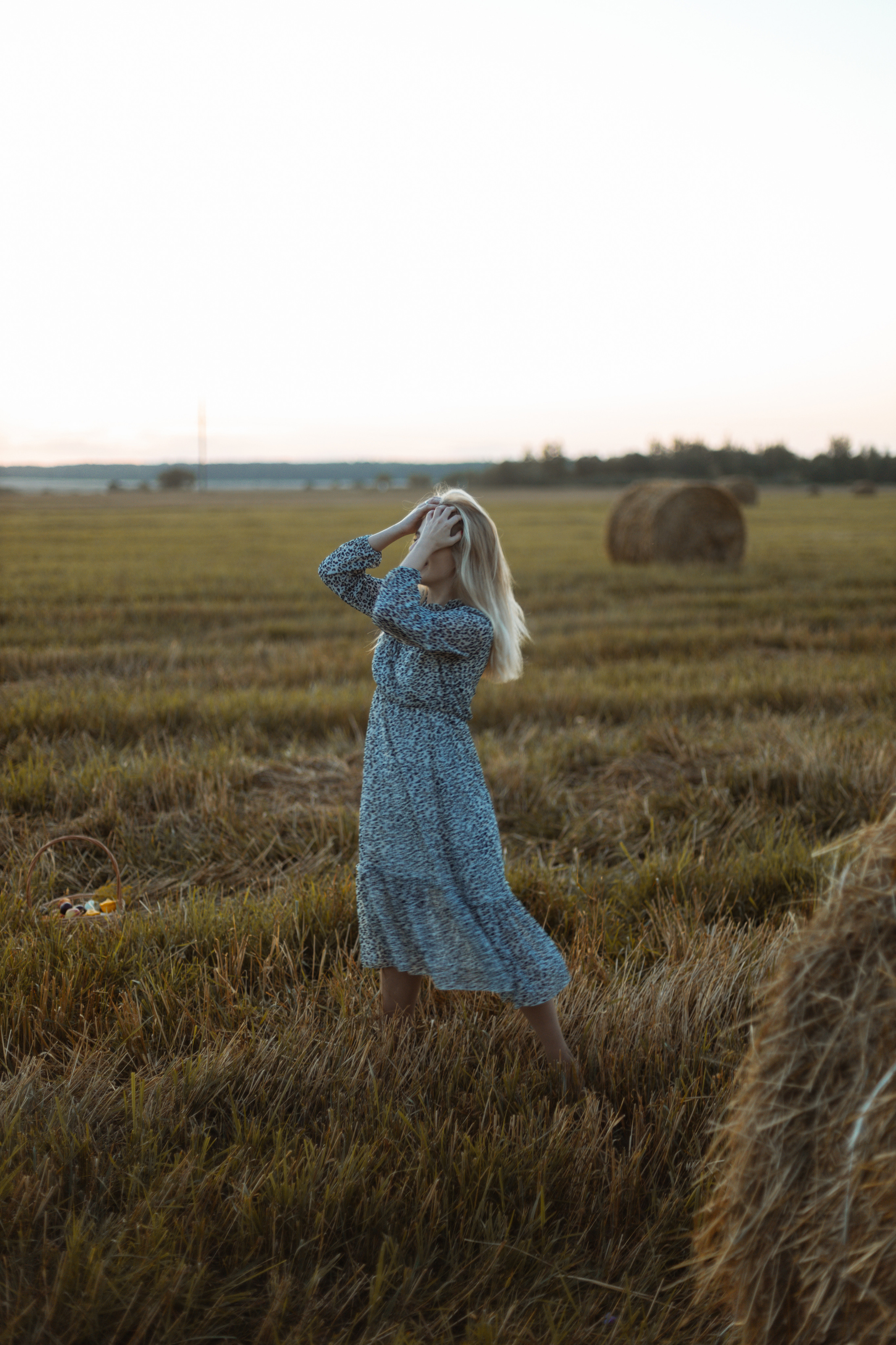 Закат в поле. Фотограф Александра Просекова