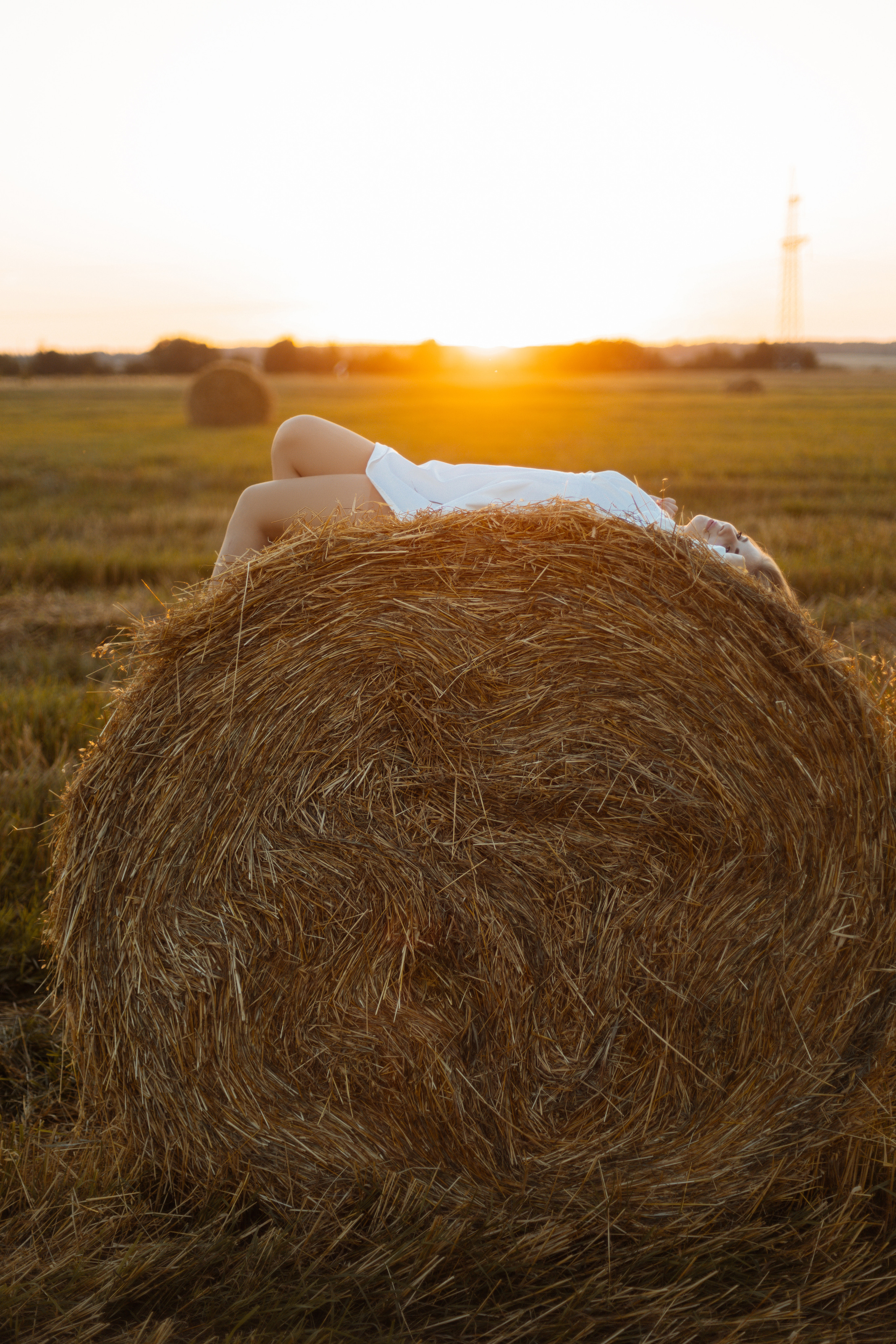 Закат в поле. Фотограф Александра Просекова