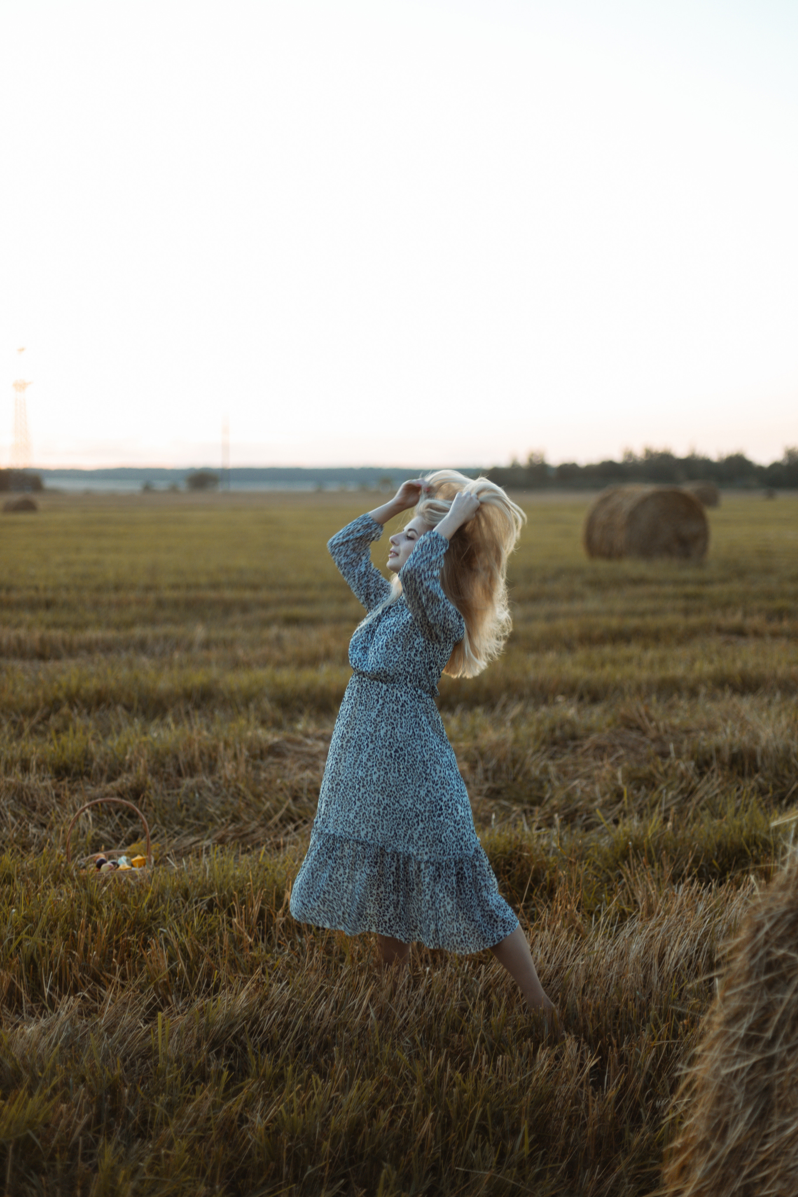 Закат в поле. Фотограф Александра Просекова