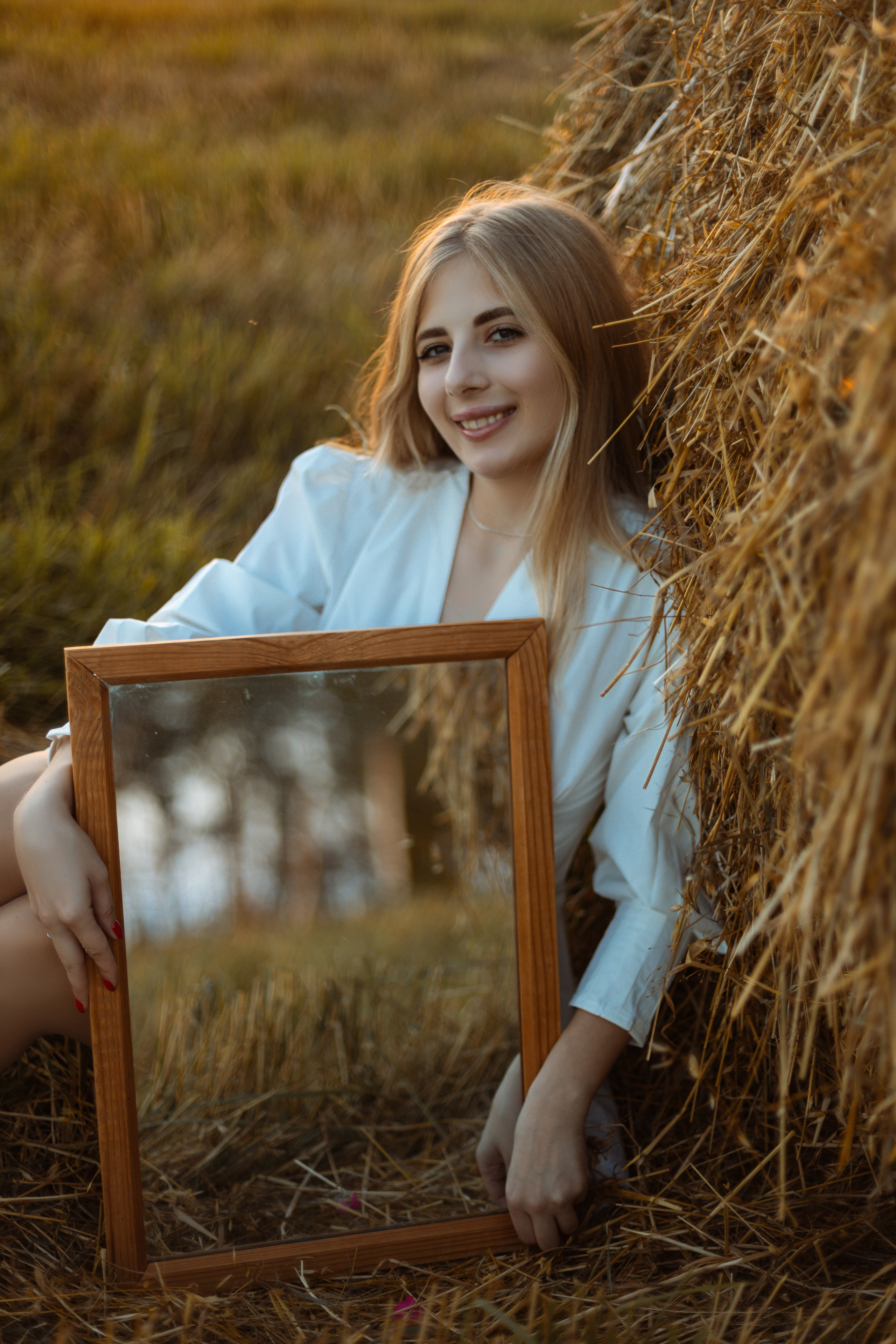 Закат в поле. Фотограф Александра Просекова