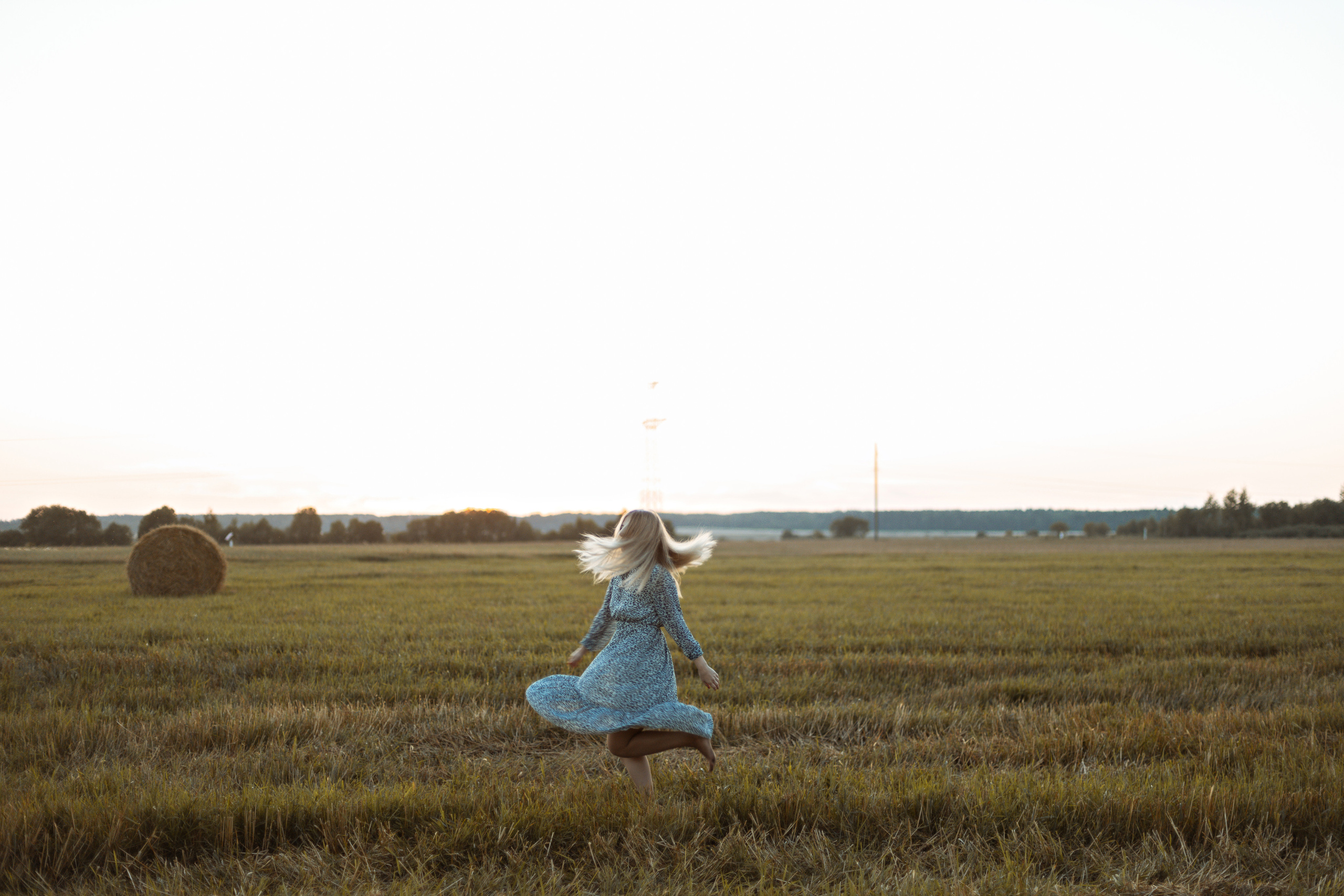 Закат в поле. Фотограф Александра Просекова
