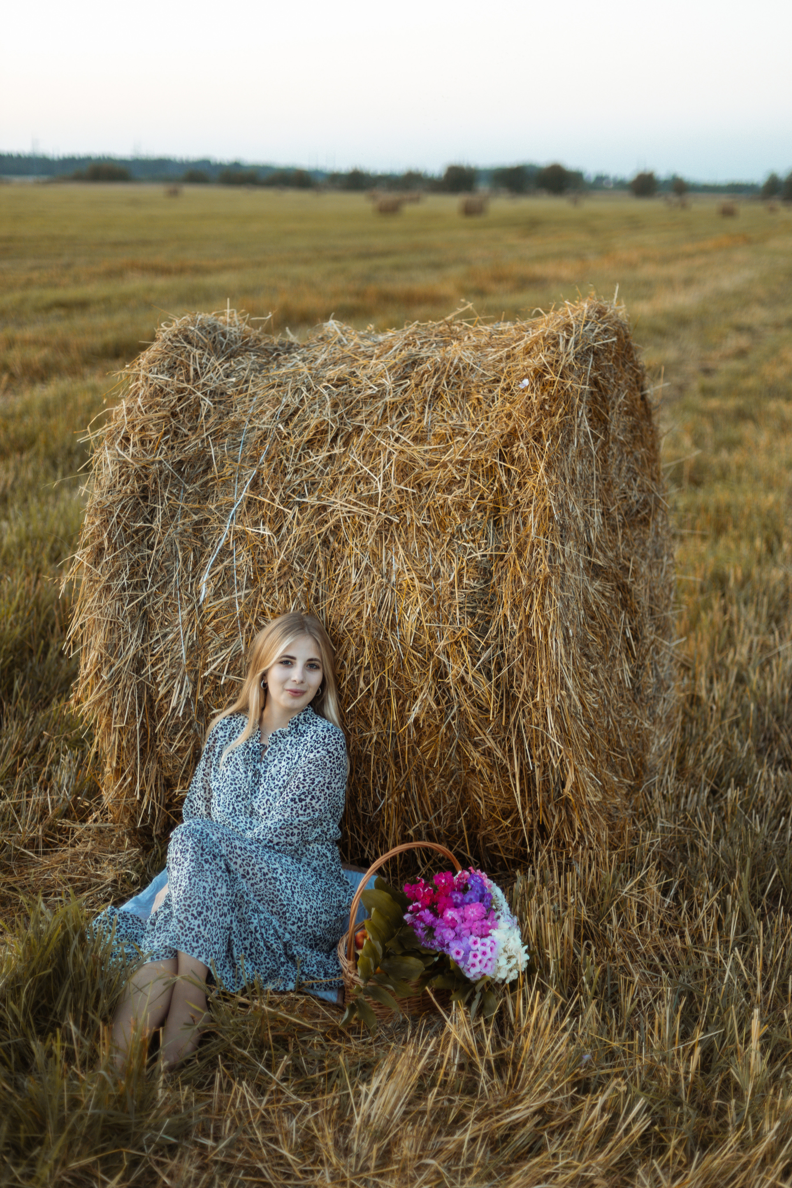 Закат в поле. Фотограф Александра Просекова