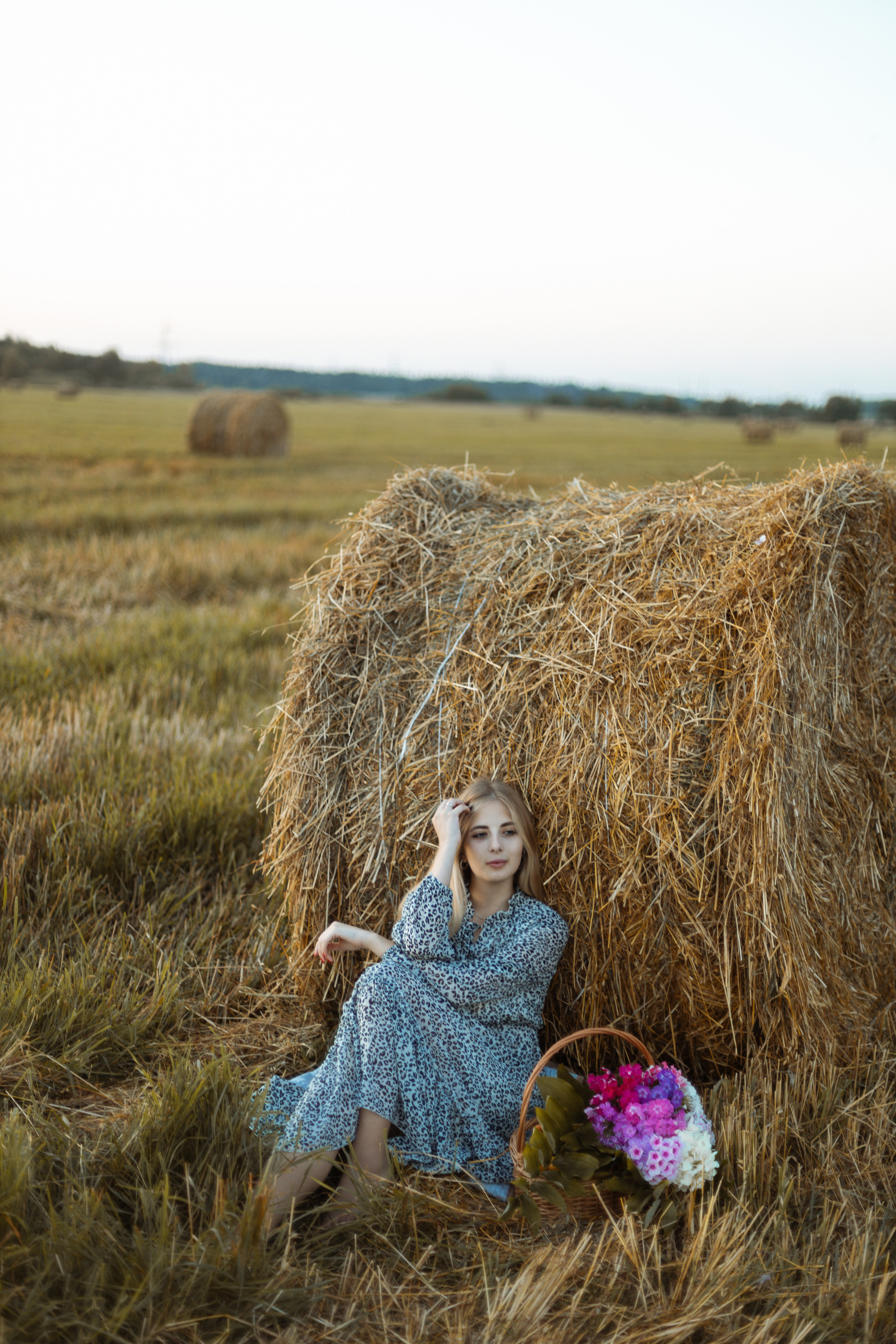 Закат в поле. Фотограф Александра Просекова