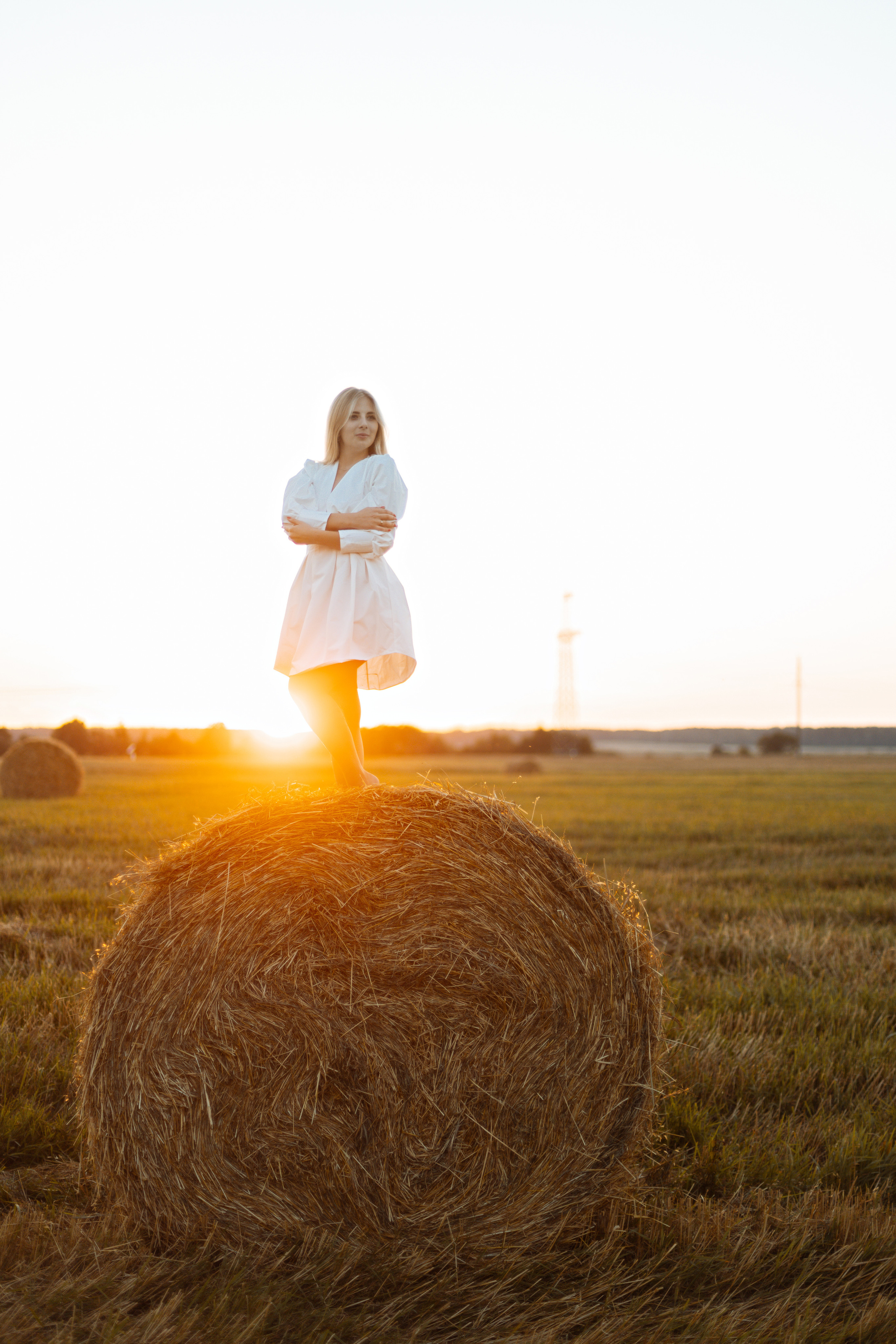 Закат в поле. Фотограф Александра Просекова