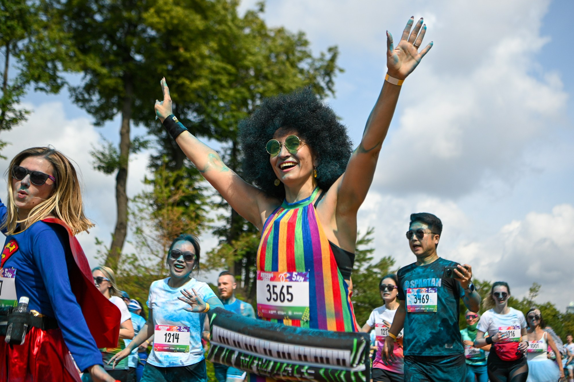 Красочный забег. Елена Дружинина. Спортивный и репортажный фотограф