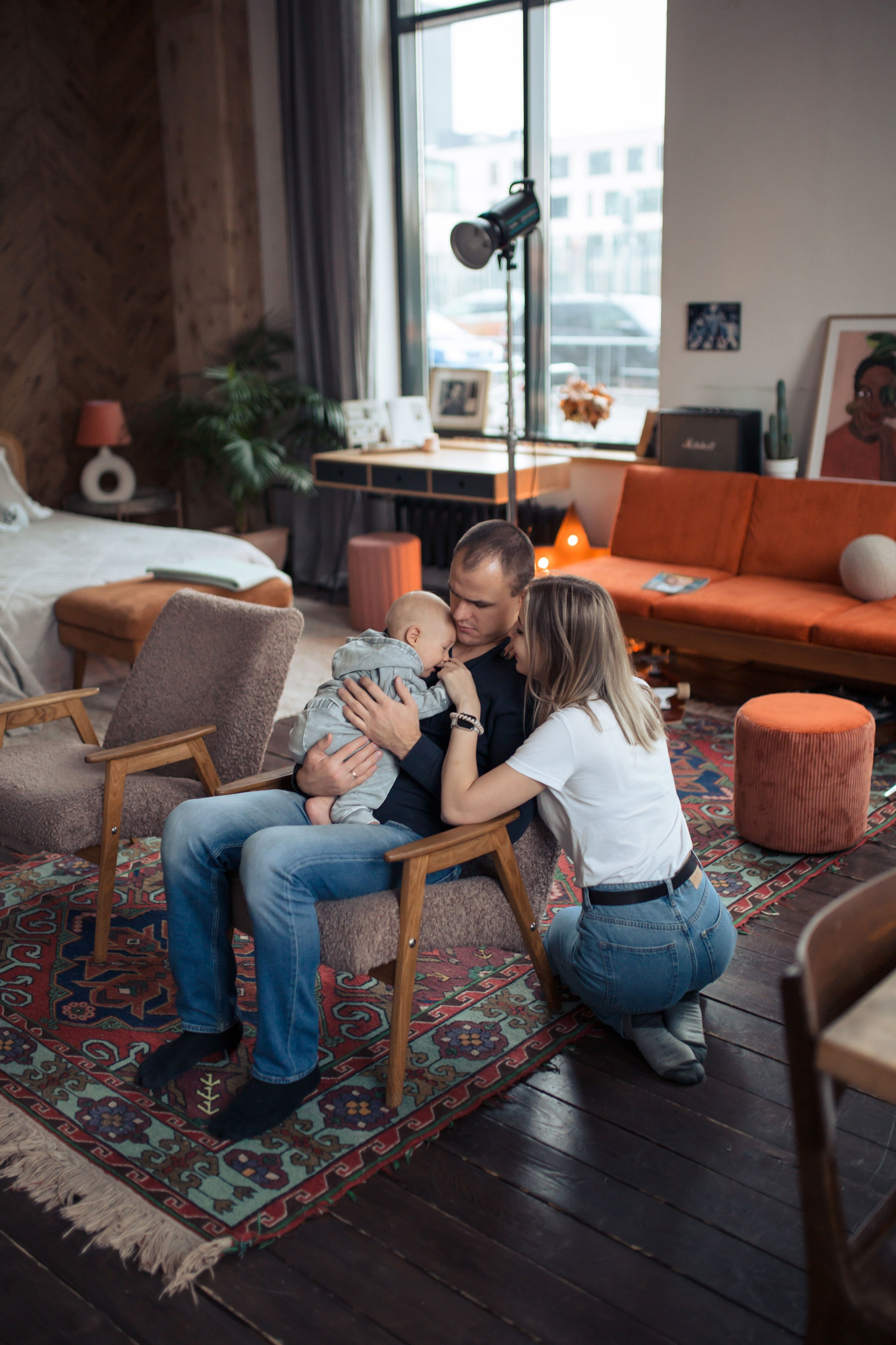 Семейная фотосессия на 1 год ребенку, день рождения. Фотограф Валерия Горбунова Подольск Бутово Видное Щербинка