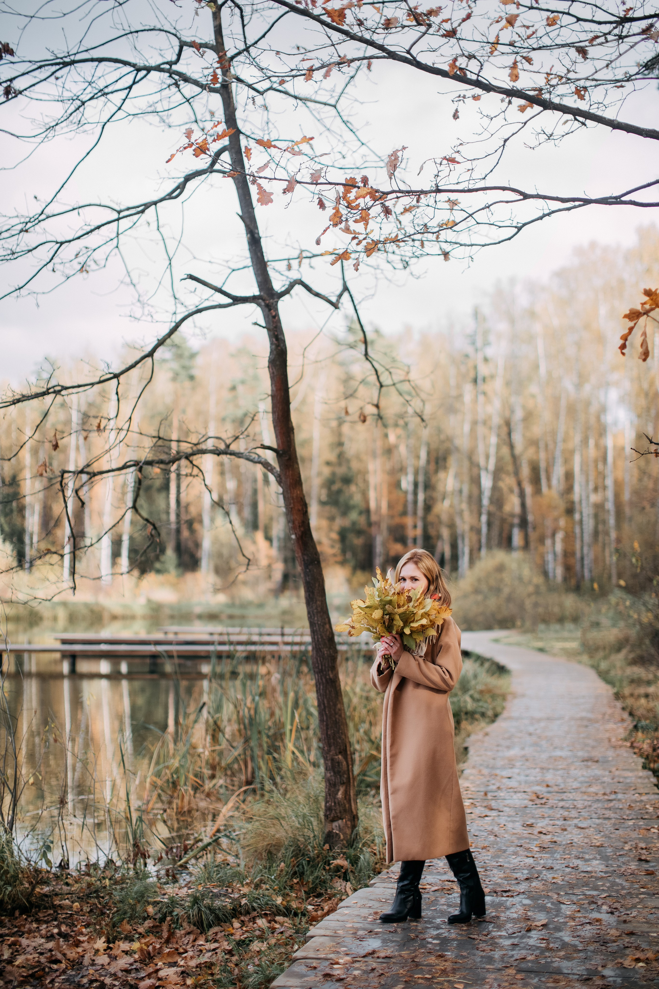 Улица & природа. Модель Москва каталожная и творческая съемка Anna Antlers