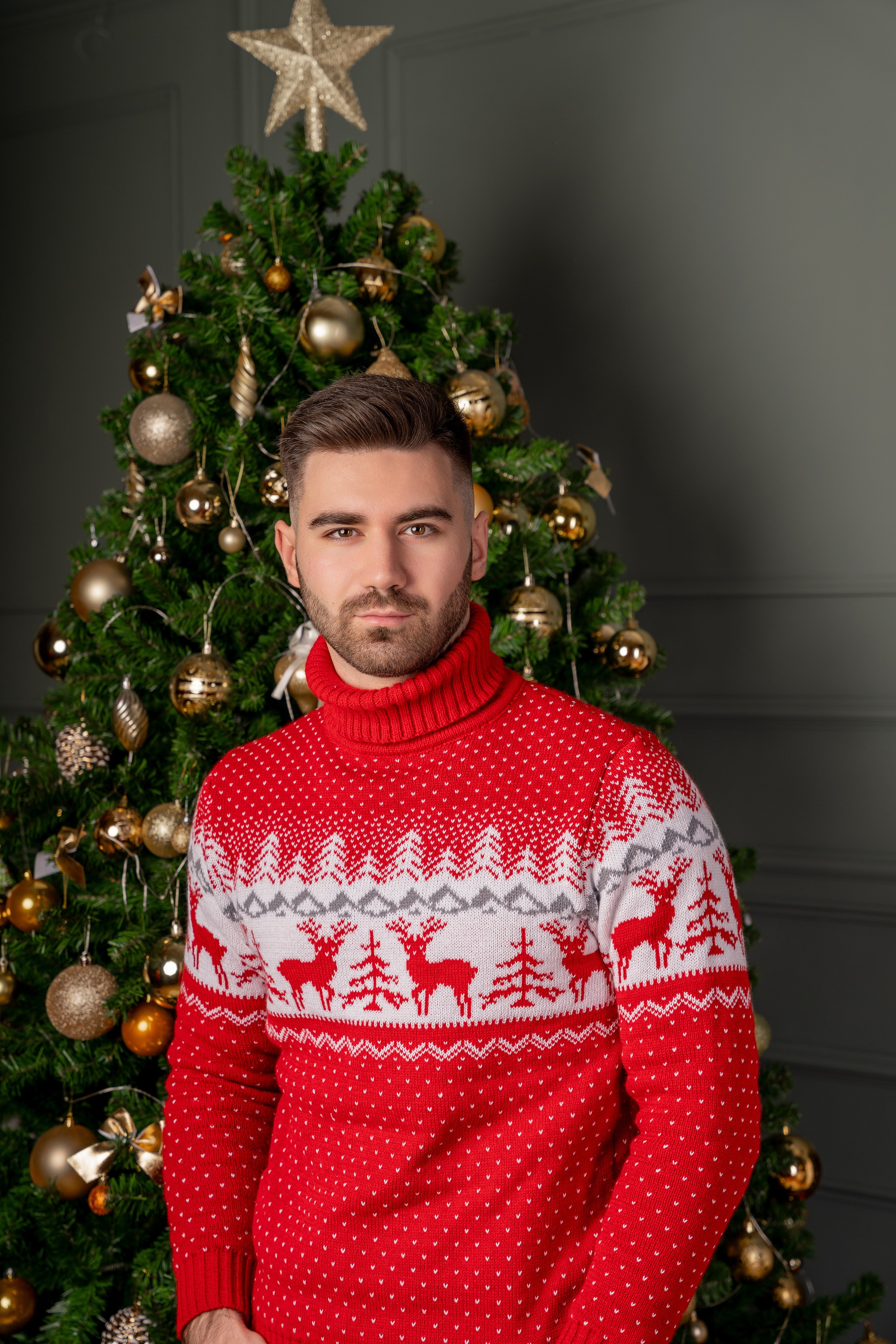 Семейная новогодняя фотосессия. Профессиональный фотограф Ковалева Олеся