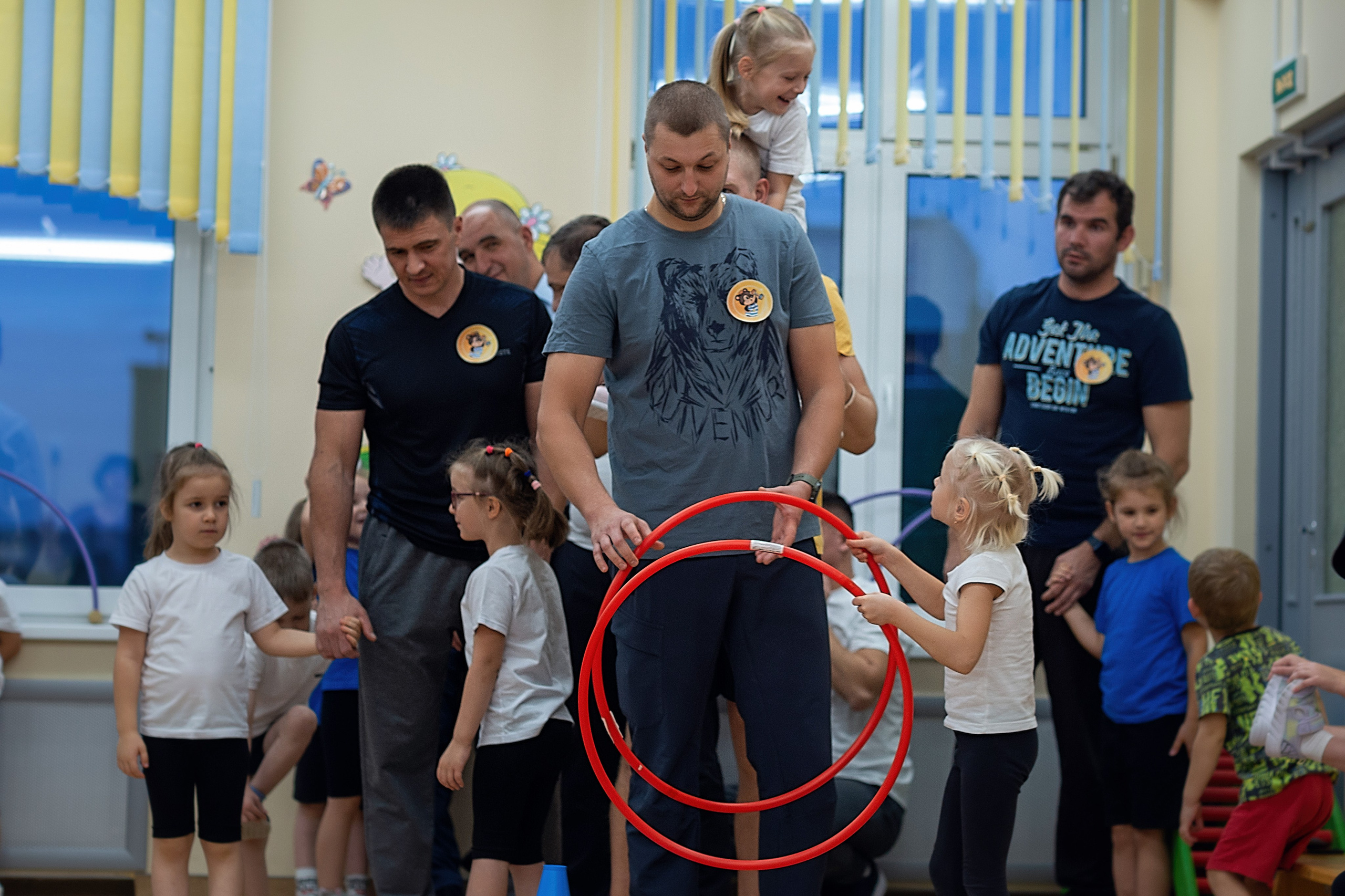 День пап в детском саду_2024. Семейный фотограф в Санкт-Петербурге