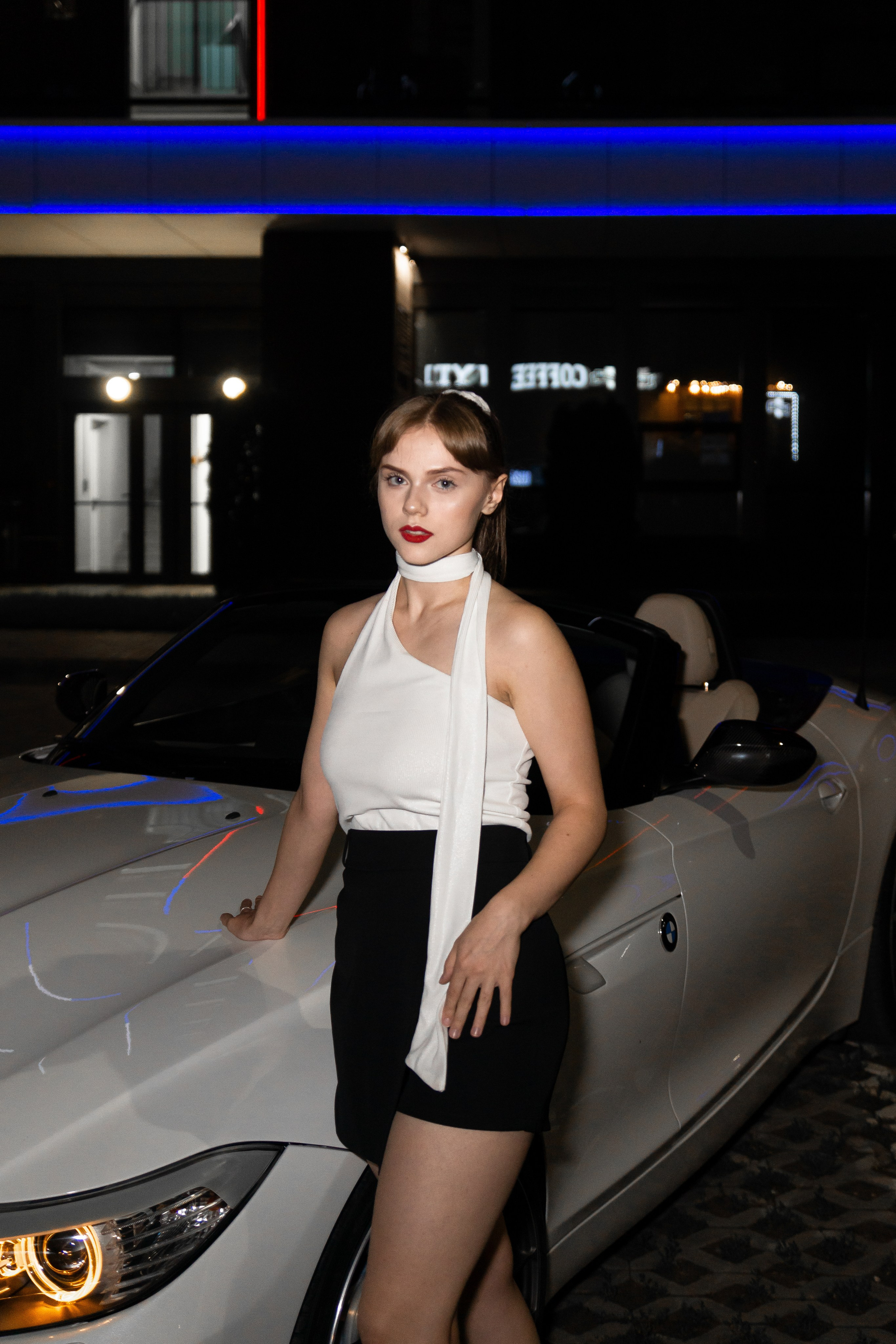 Съёмка с кабриолетом. Женский фотограф Омск, Екатерина Петрова