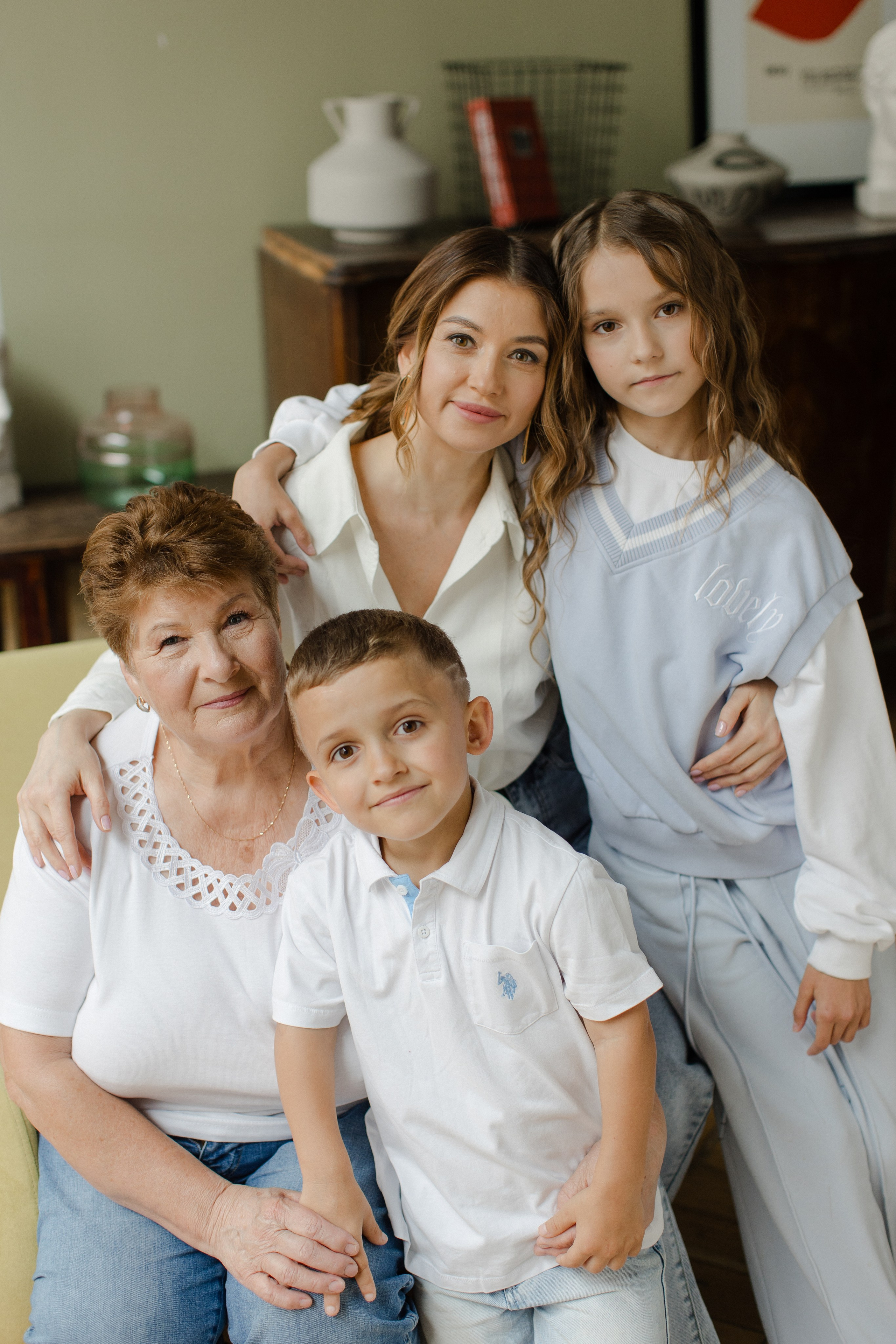 Катя с семьей. Семейный и детский фотограф в Москве Кузьмина Мария