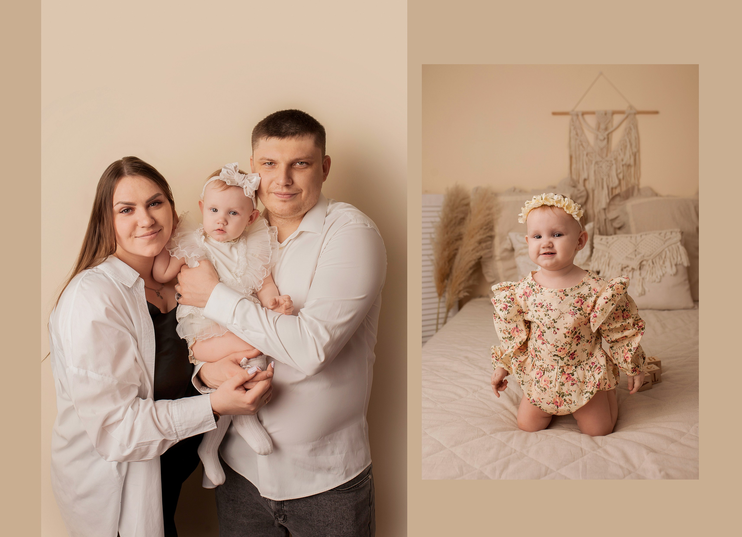 Василиса 1-й год жизни (Программа «Первый годик»). Фотограф новорожденных в Новокузнецке Анна Горошникова