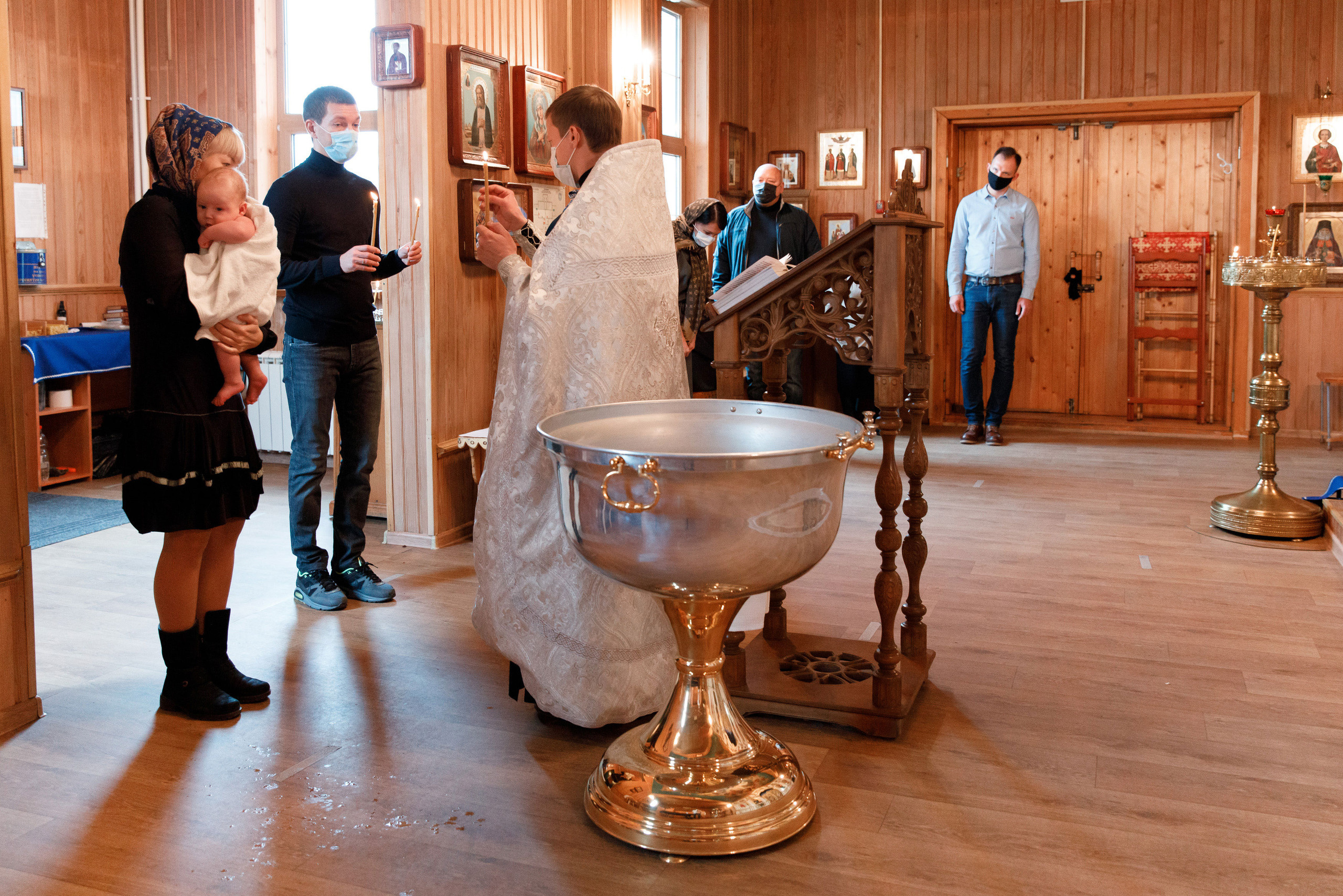 Крещение Льва. Свадебный, семейный и школьный фотограф в Сызрани Максим Баталов