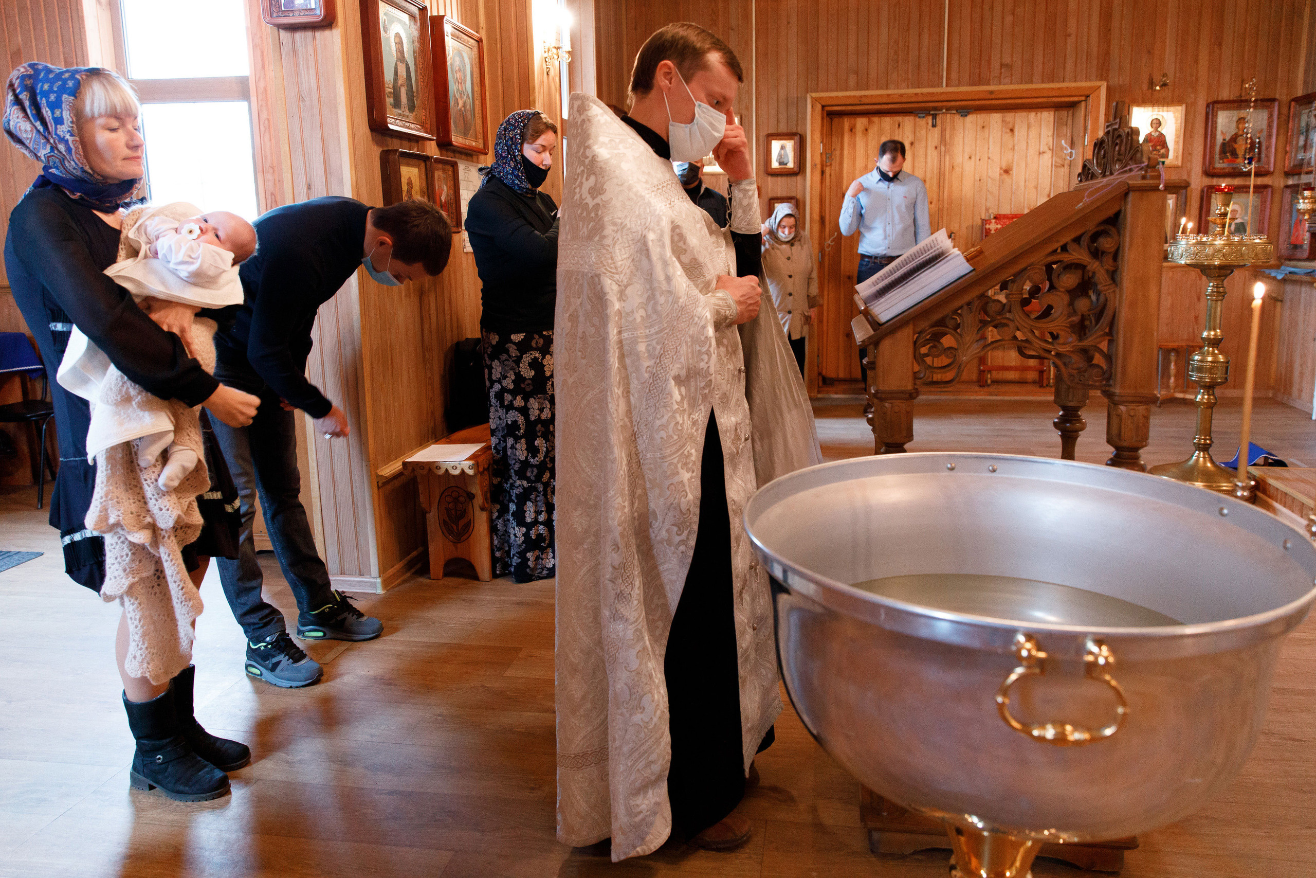 Крещение Льва. Свадебный, семейный и школьный фотограф в Сызрани Максим Баталов