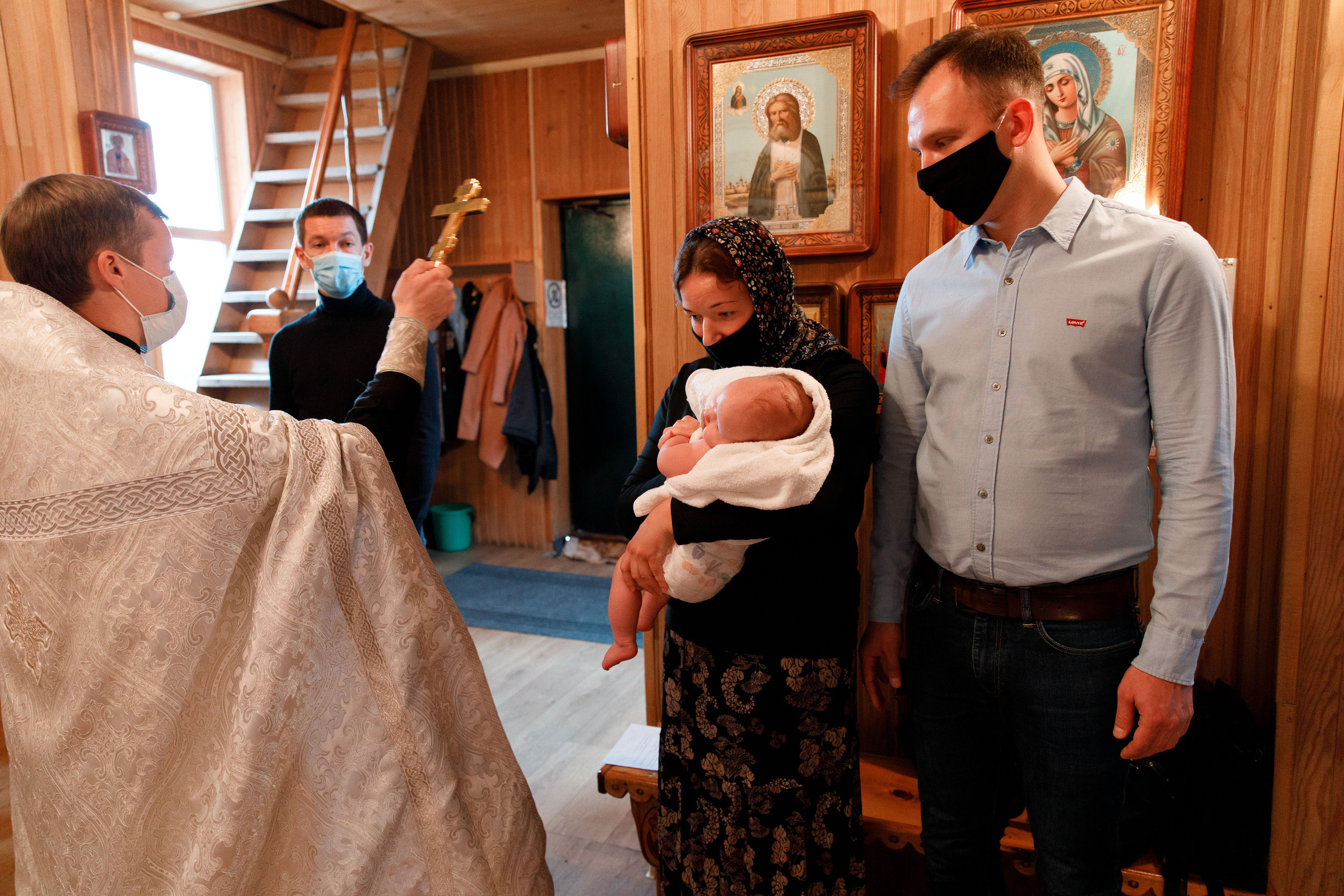 Крещение Льва. Свадебный, семейный и школьный фотограф в Сызрани Максим Баталов