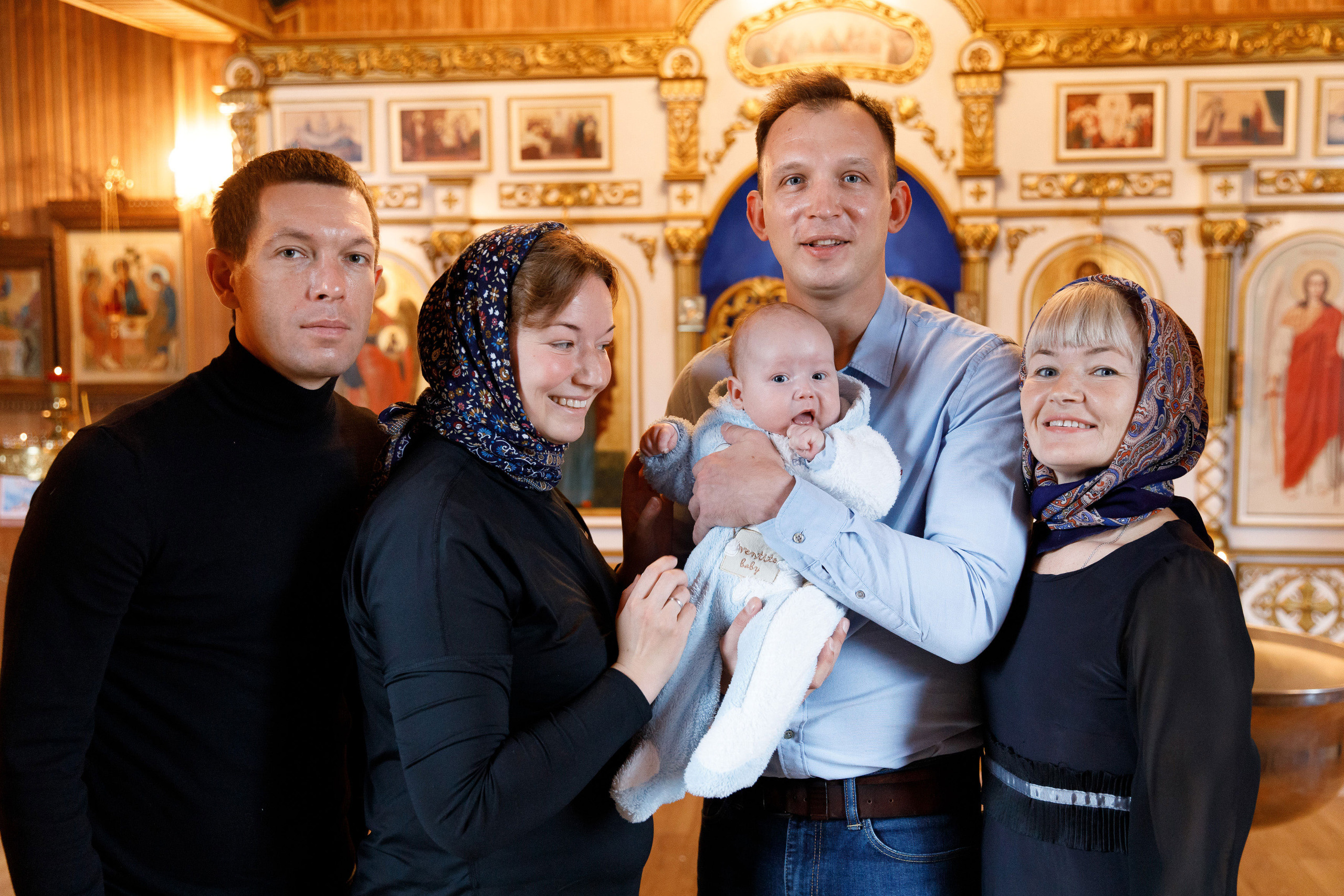 Крещение Льва. Свадебный, семейный и школьный фотограф в Сызрани Максим Баталов