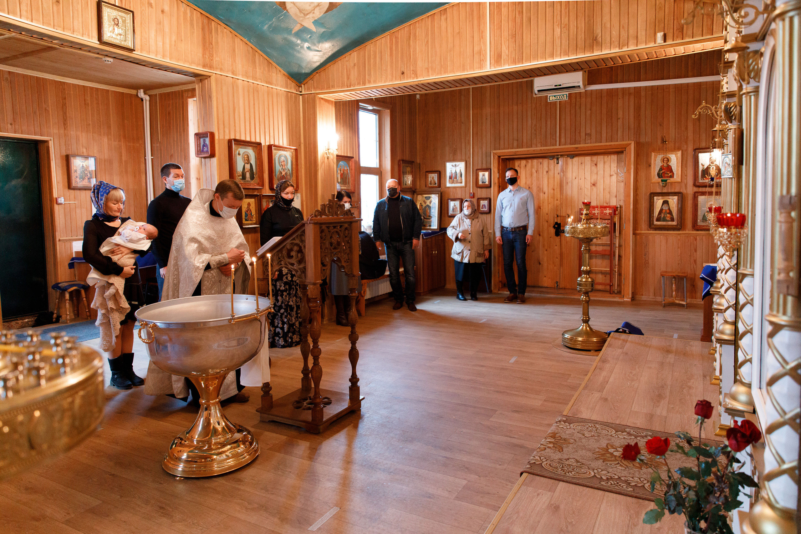 Крещение Льва. Свадебный, семейный и школьный фотограф в Сызрани Максим Баталов