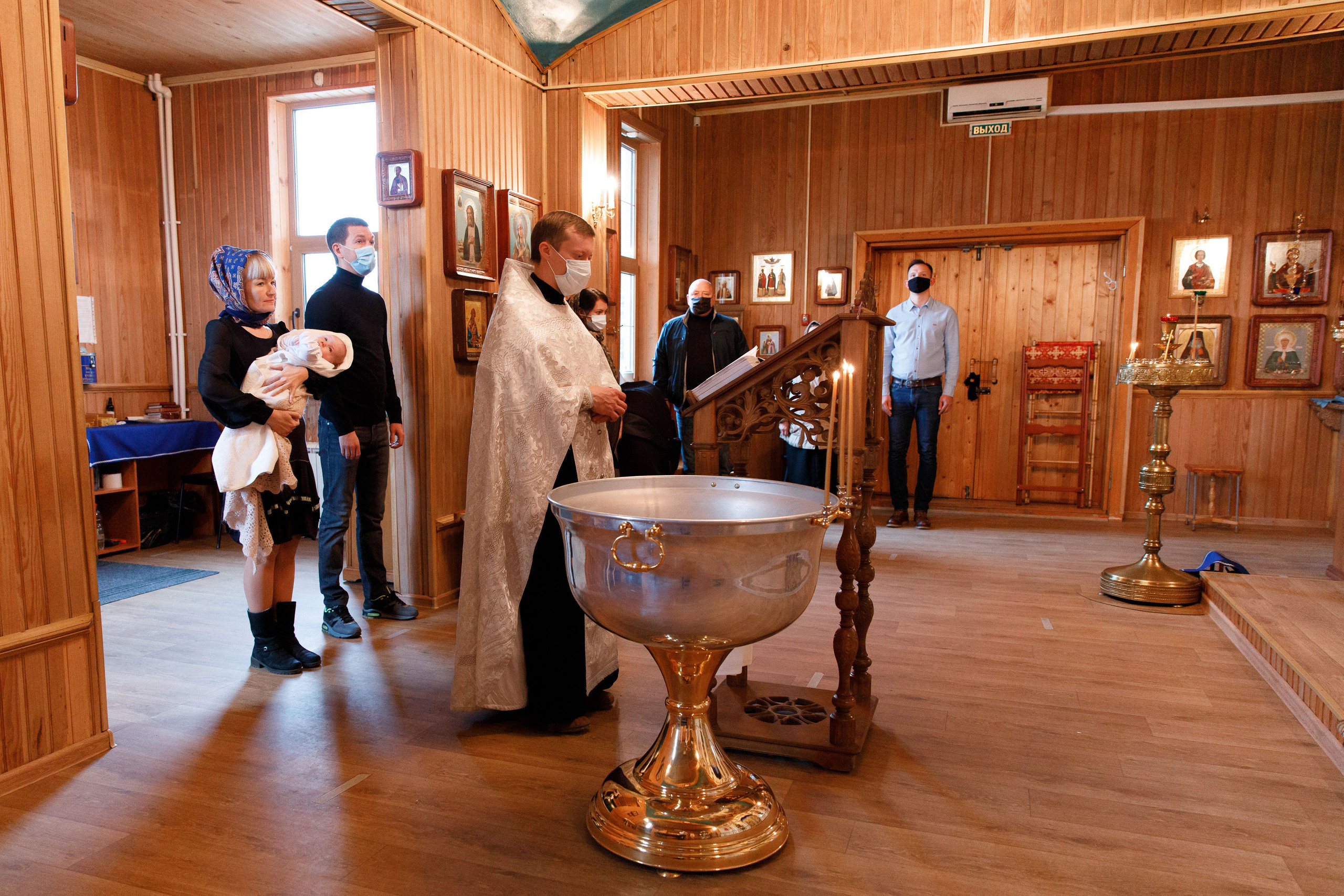 Крещение Льва. Свадебный, семейный и школьный фотограф в Сызрани Максим Баталов