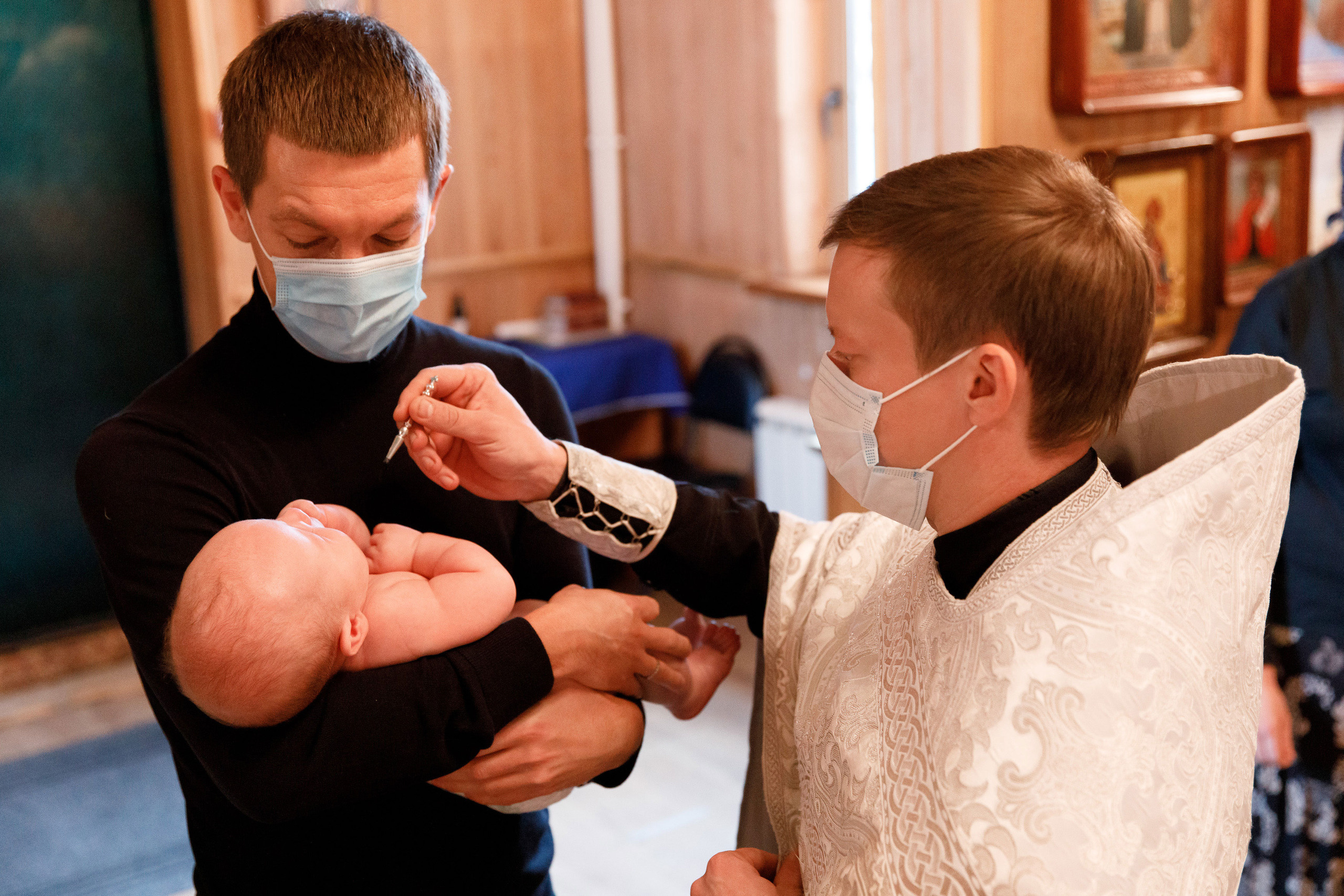 Крещение Льва. Свадебный, семейный и школьный фотограф в Сызрани Максим Баталов