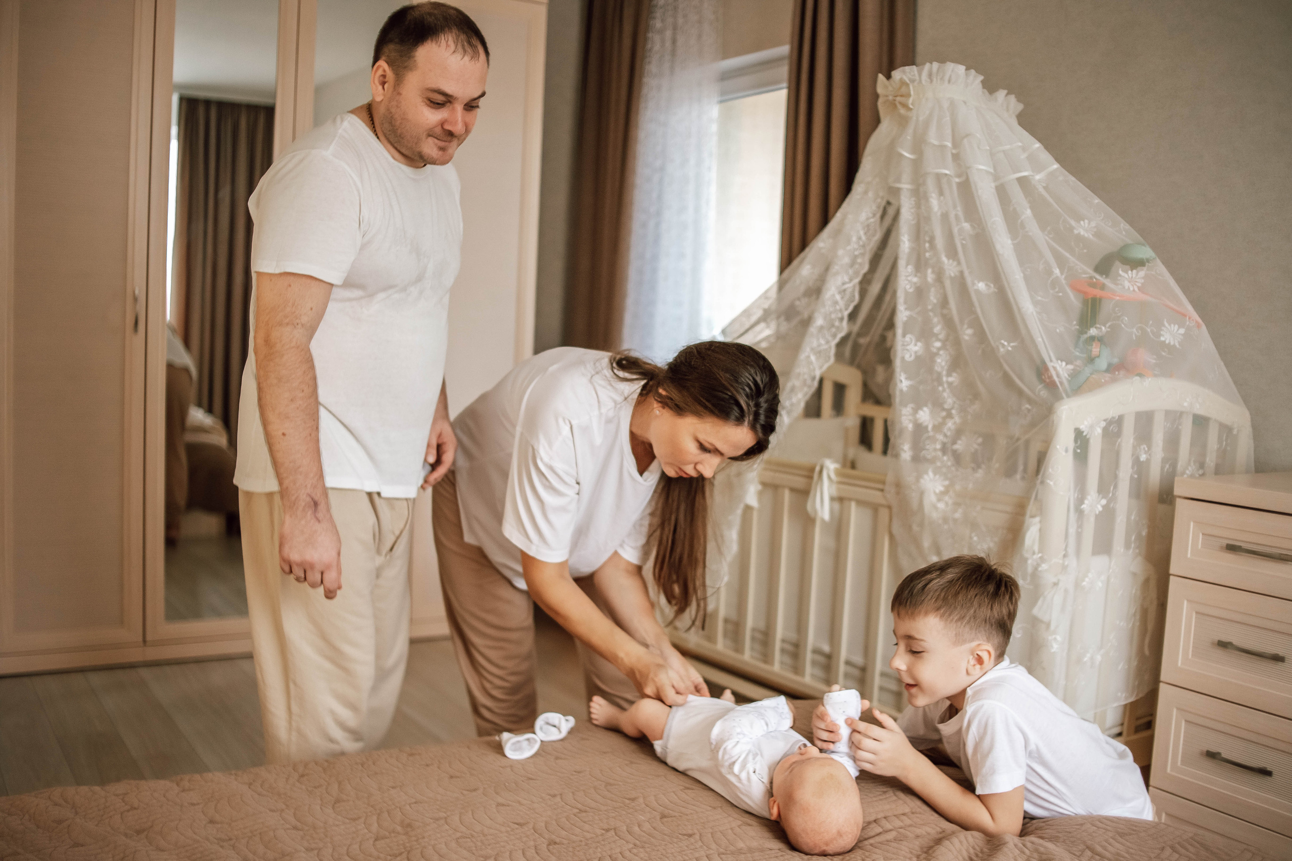 Настя, Саша, Кирилл и Лука. Семейный и детский фотограф в Нижнем Новгороде Наумова Лидия